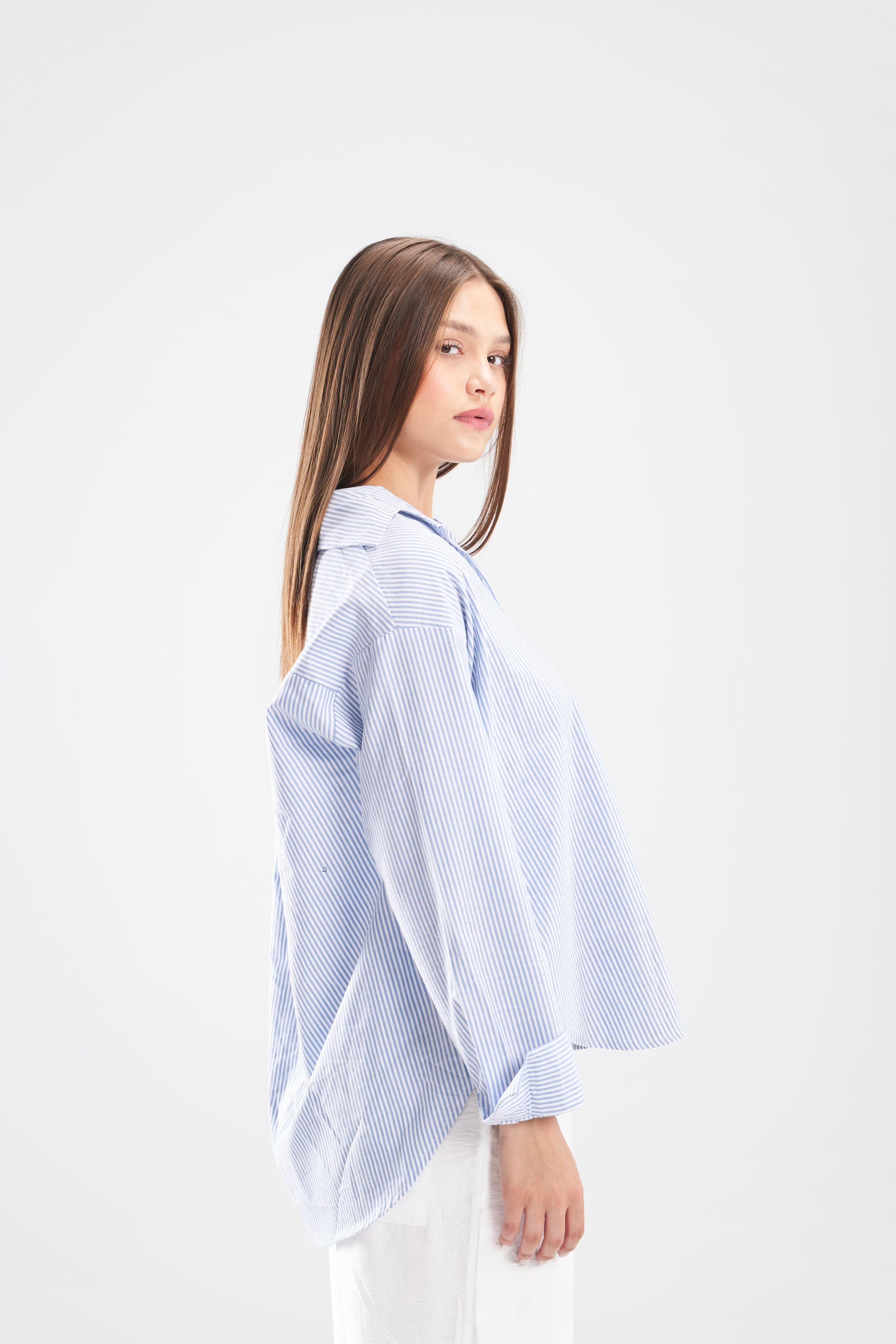 Striped Shirt - Blue