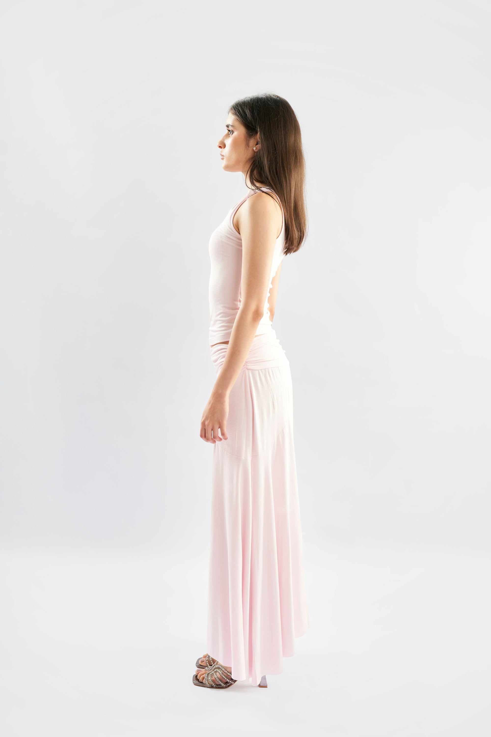 Asymmetrical Midi Skirt