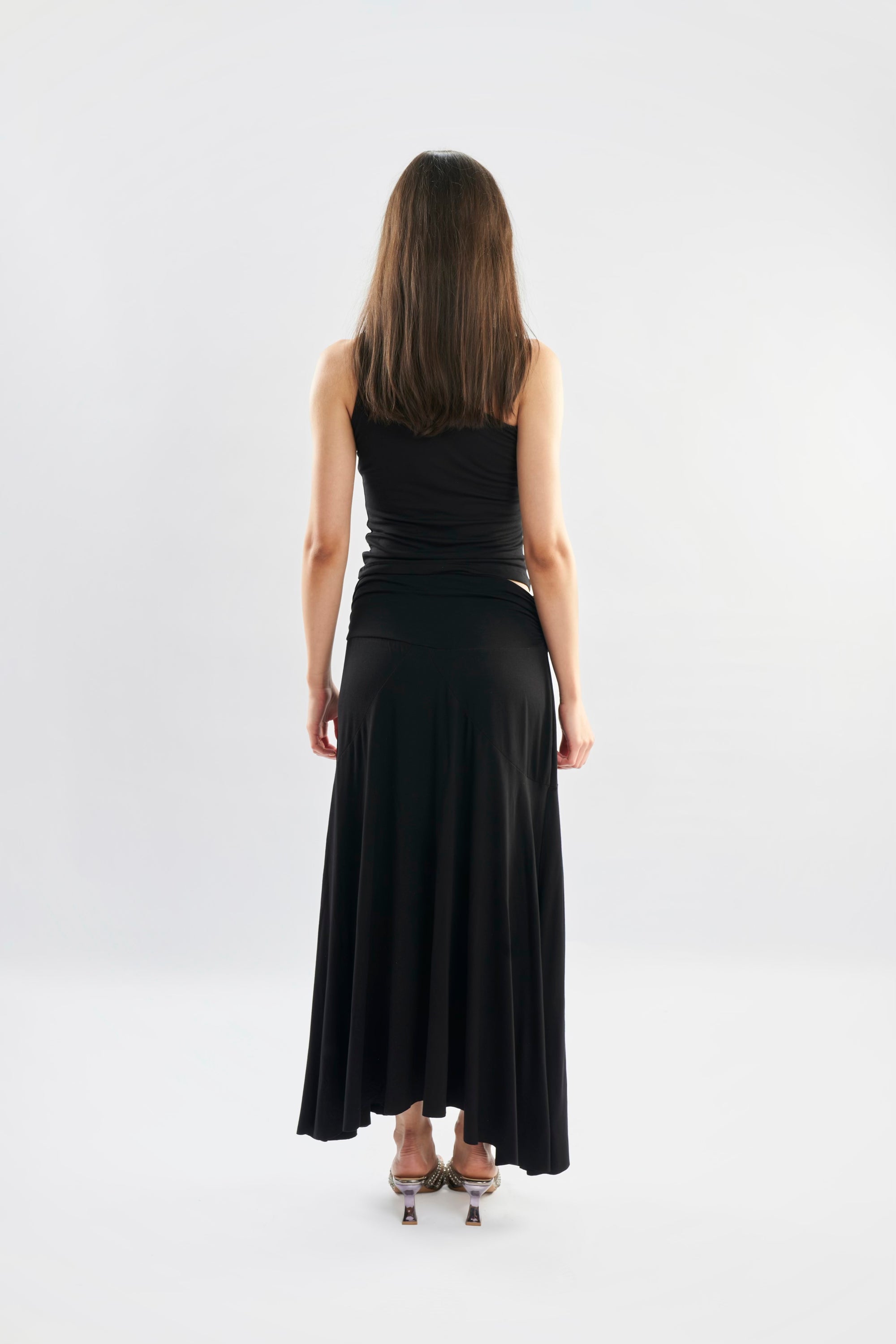 Asymmetrical Midi Skirt