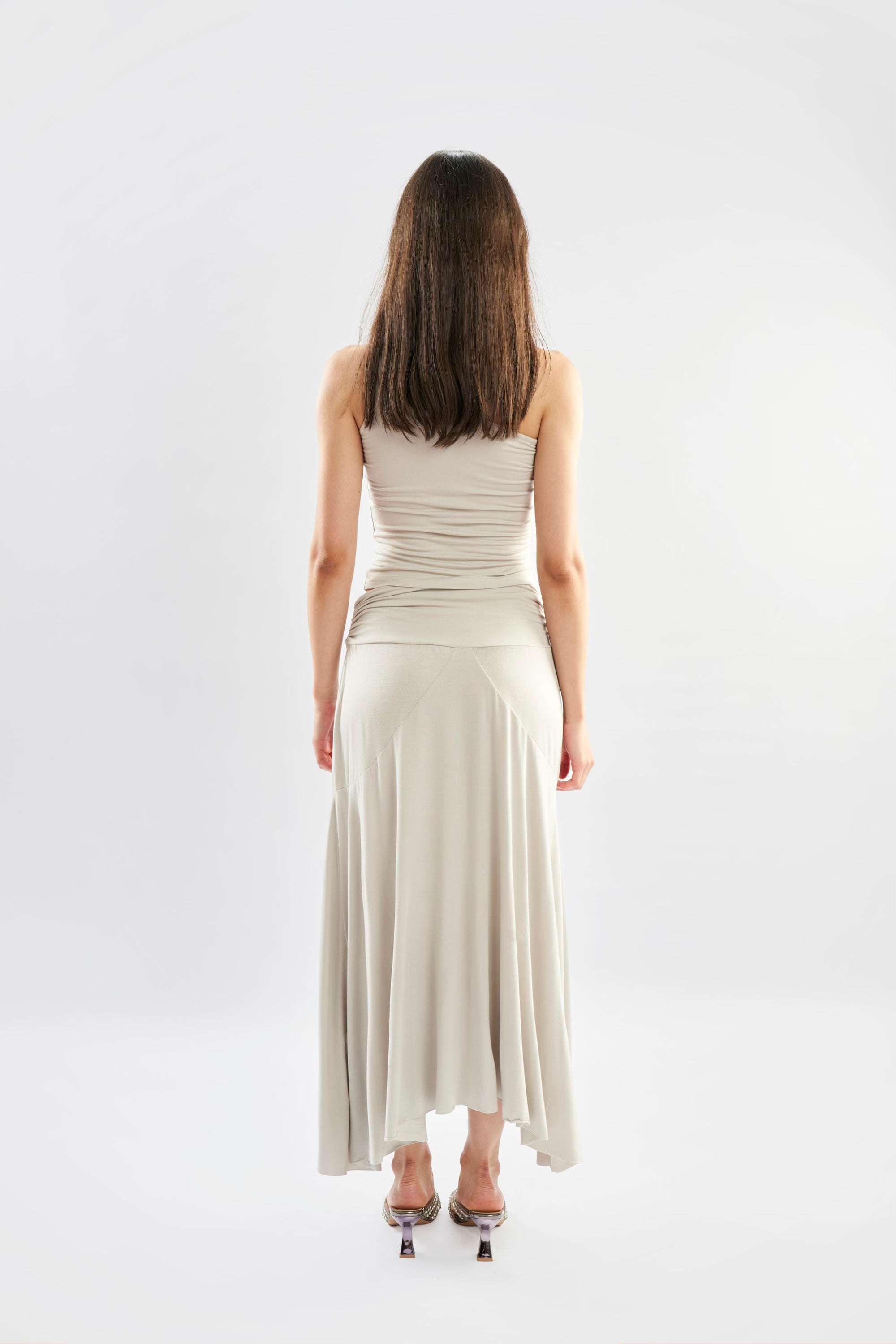 Asymmetrical Midi Skirt