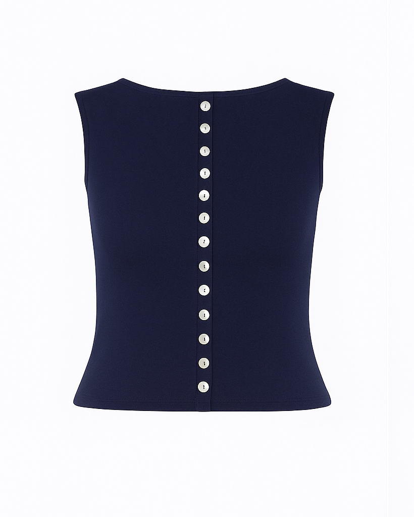 Knit Button Up Top