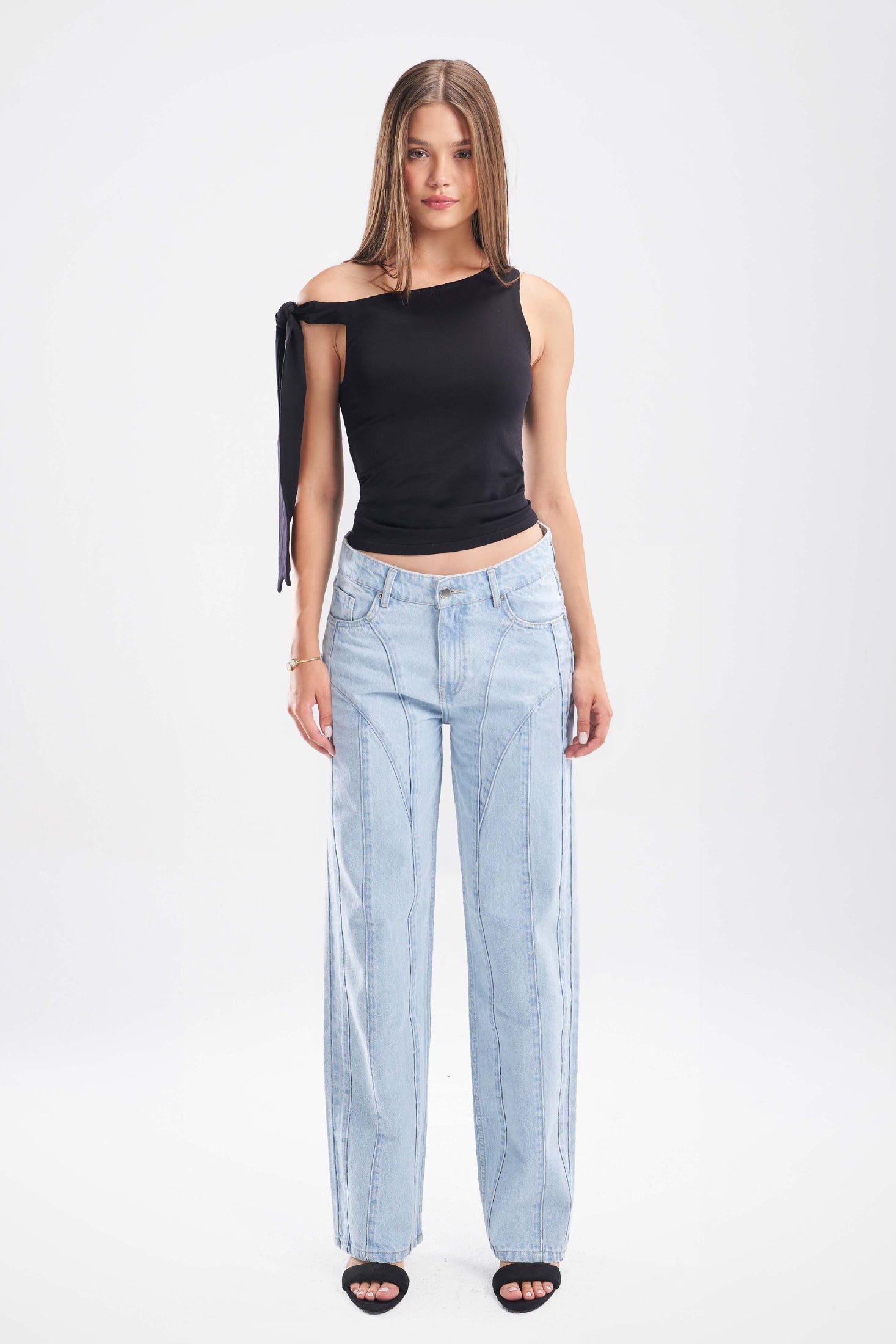 Seam Detail Jeans - ShopLDJ.com