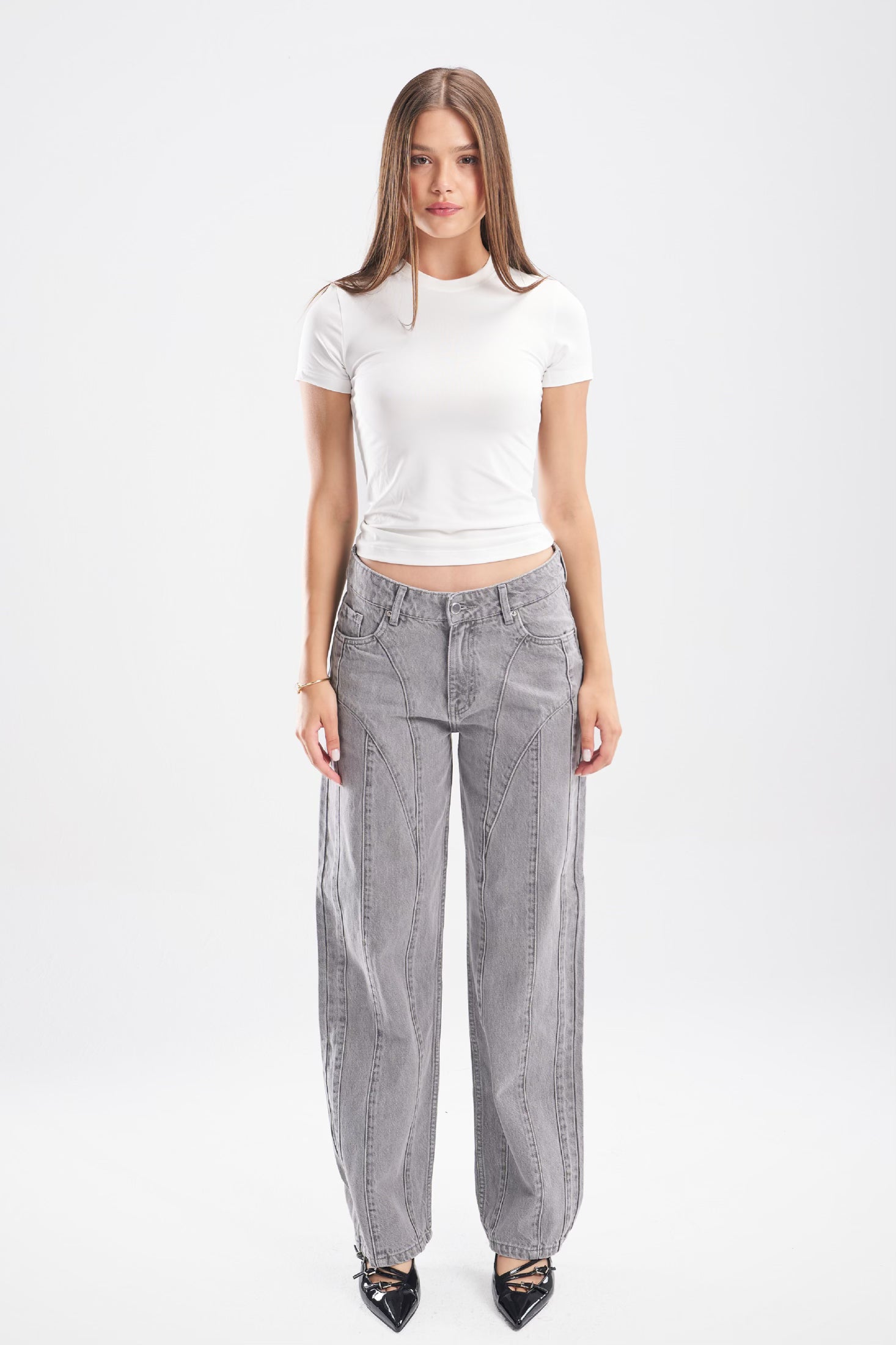 Seam Detail Jeans - ShopLDJ.com