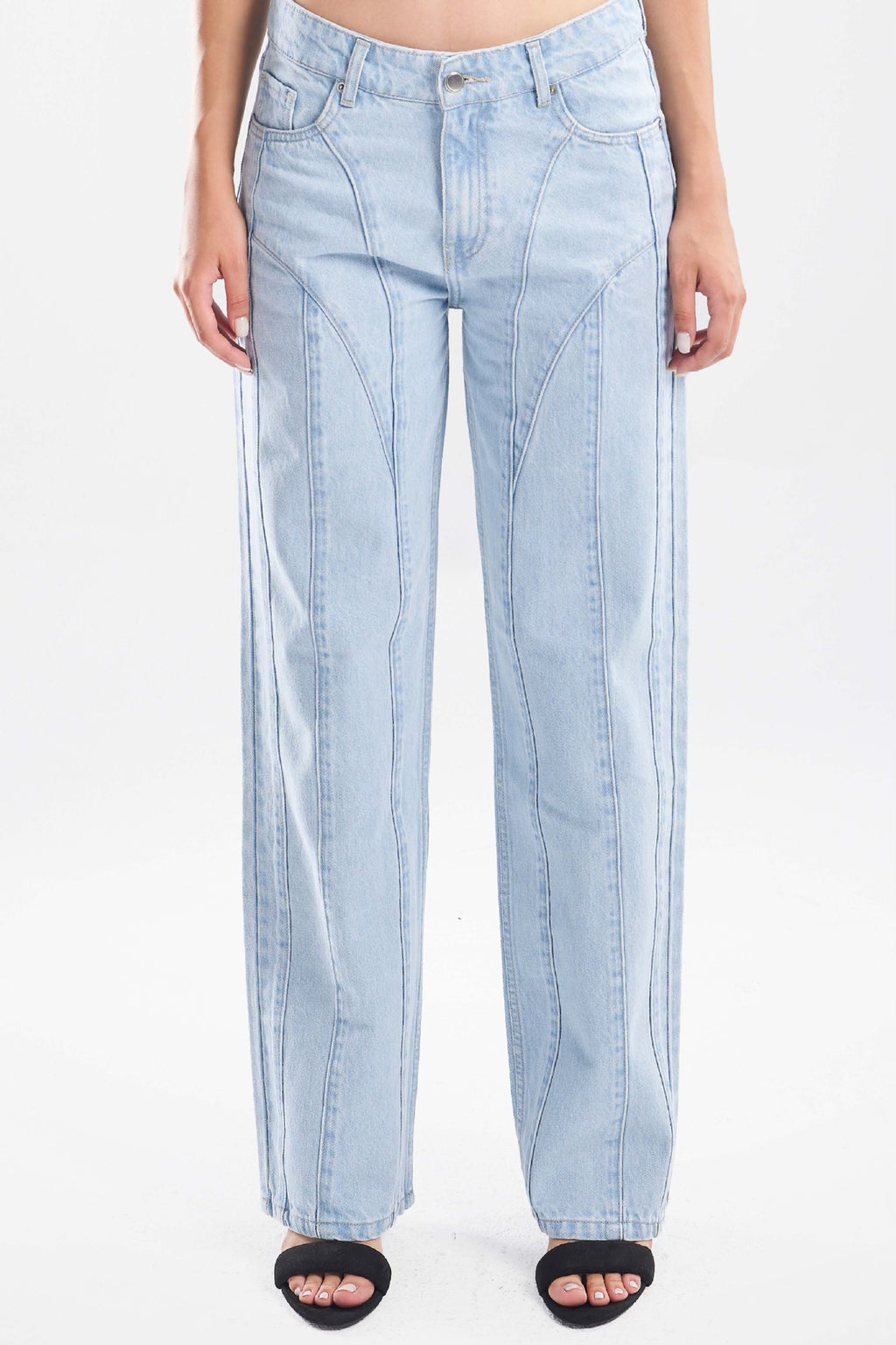 Seam Detail Jeans - ShopLDJ.com