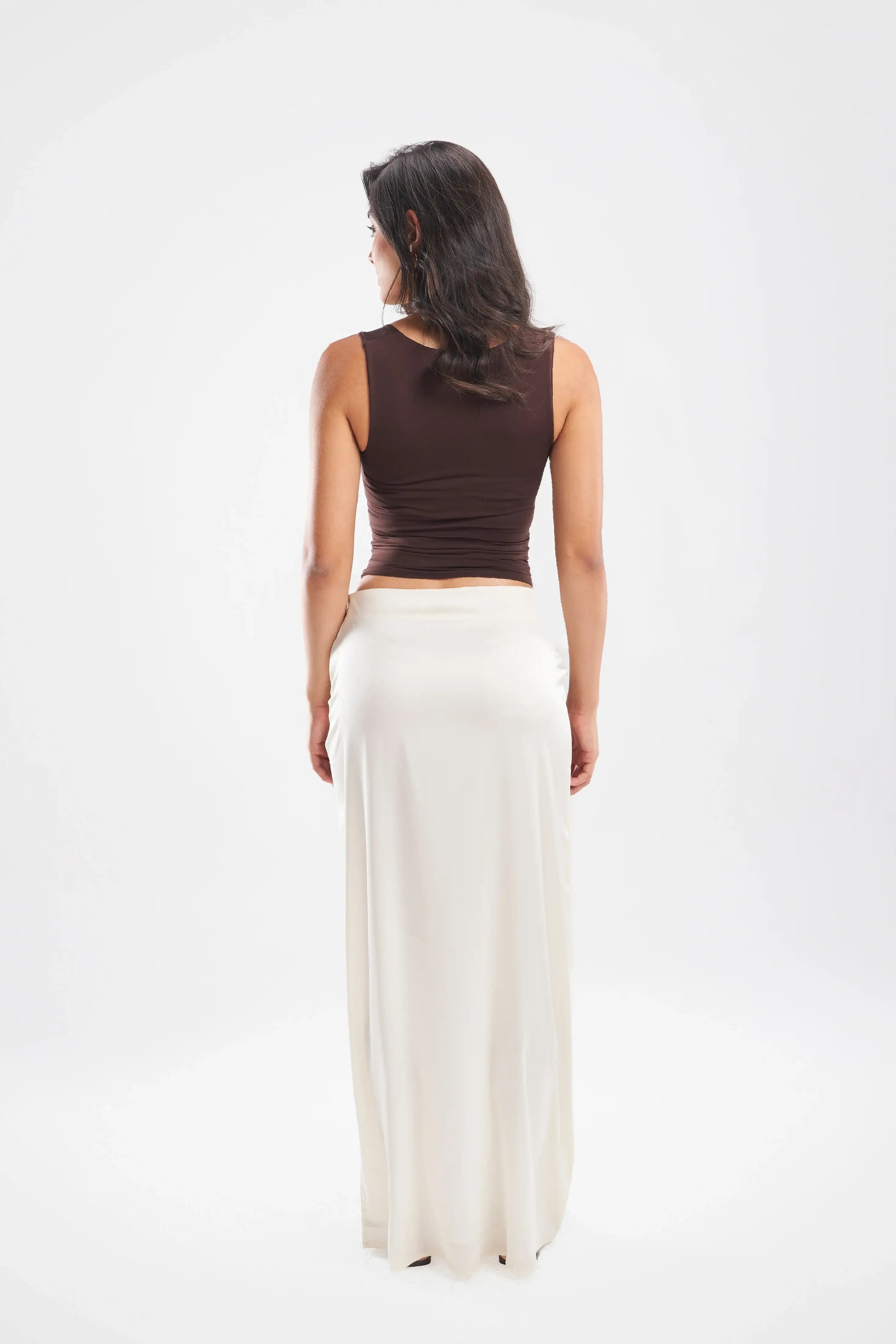 Satin Maxi Skirt - ShopLDJ.com