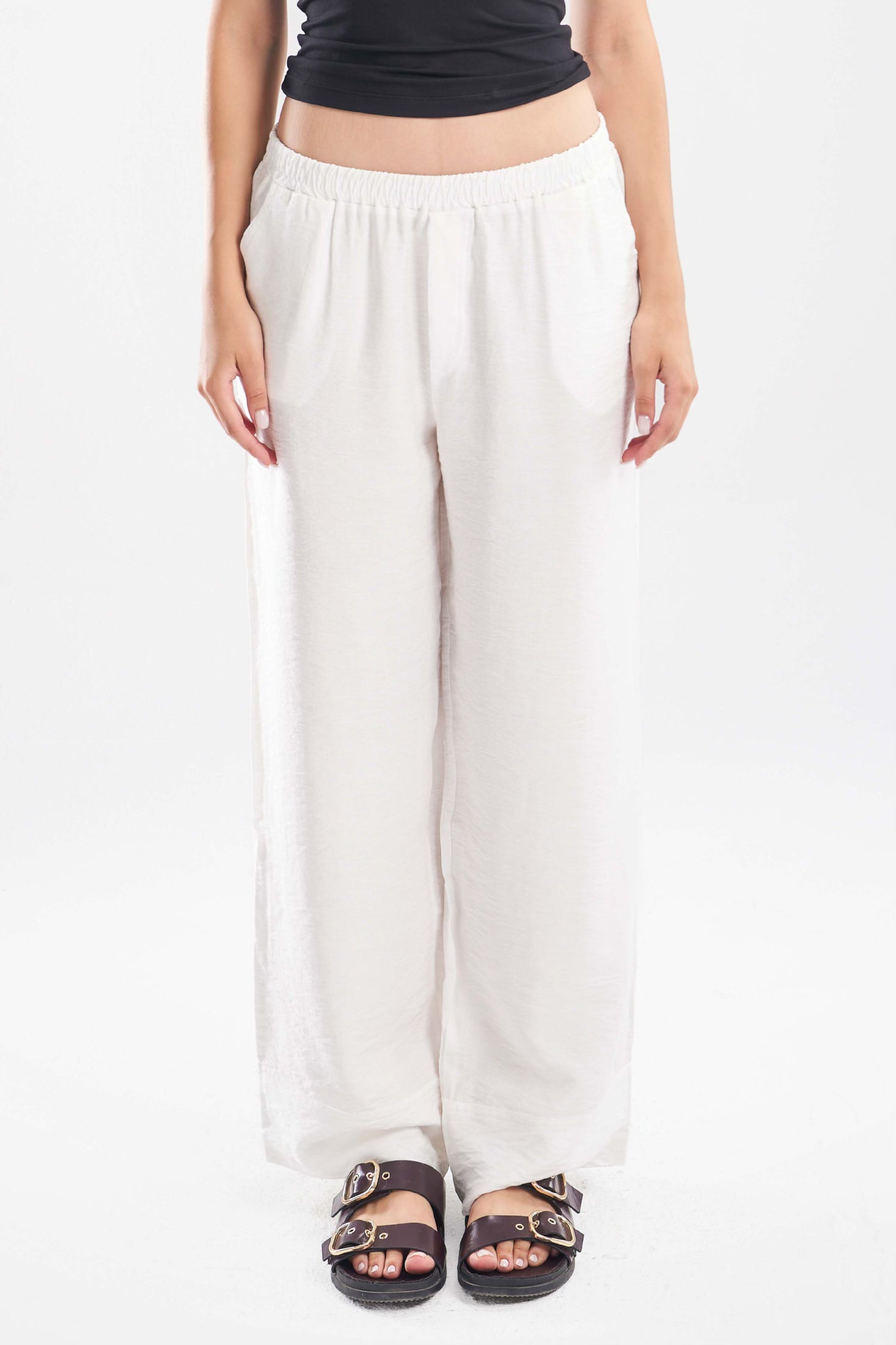 Linen Blend Trousers - ShopLDJ.com