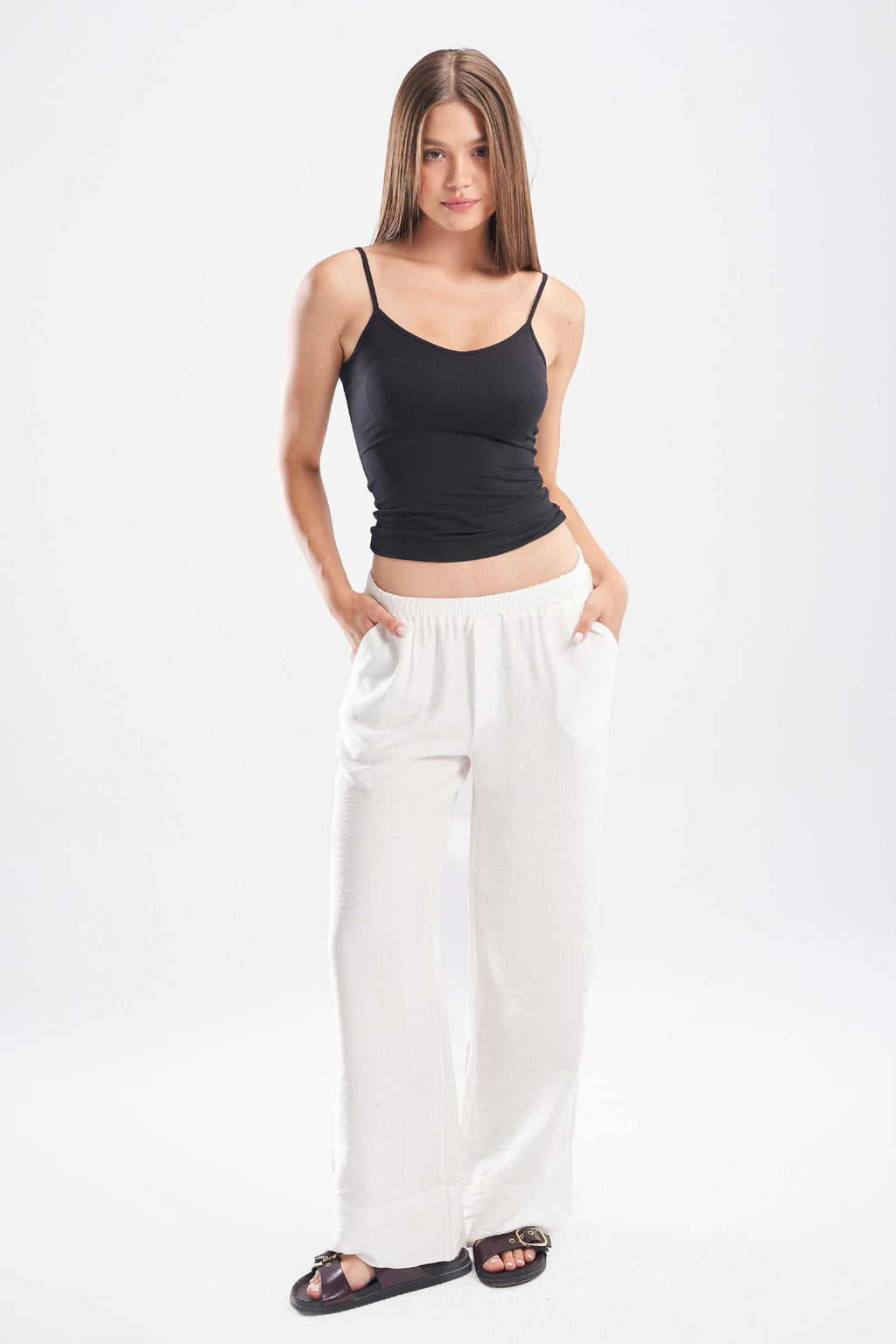 Linen Blend Trousers