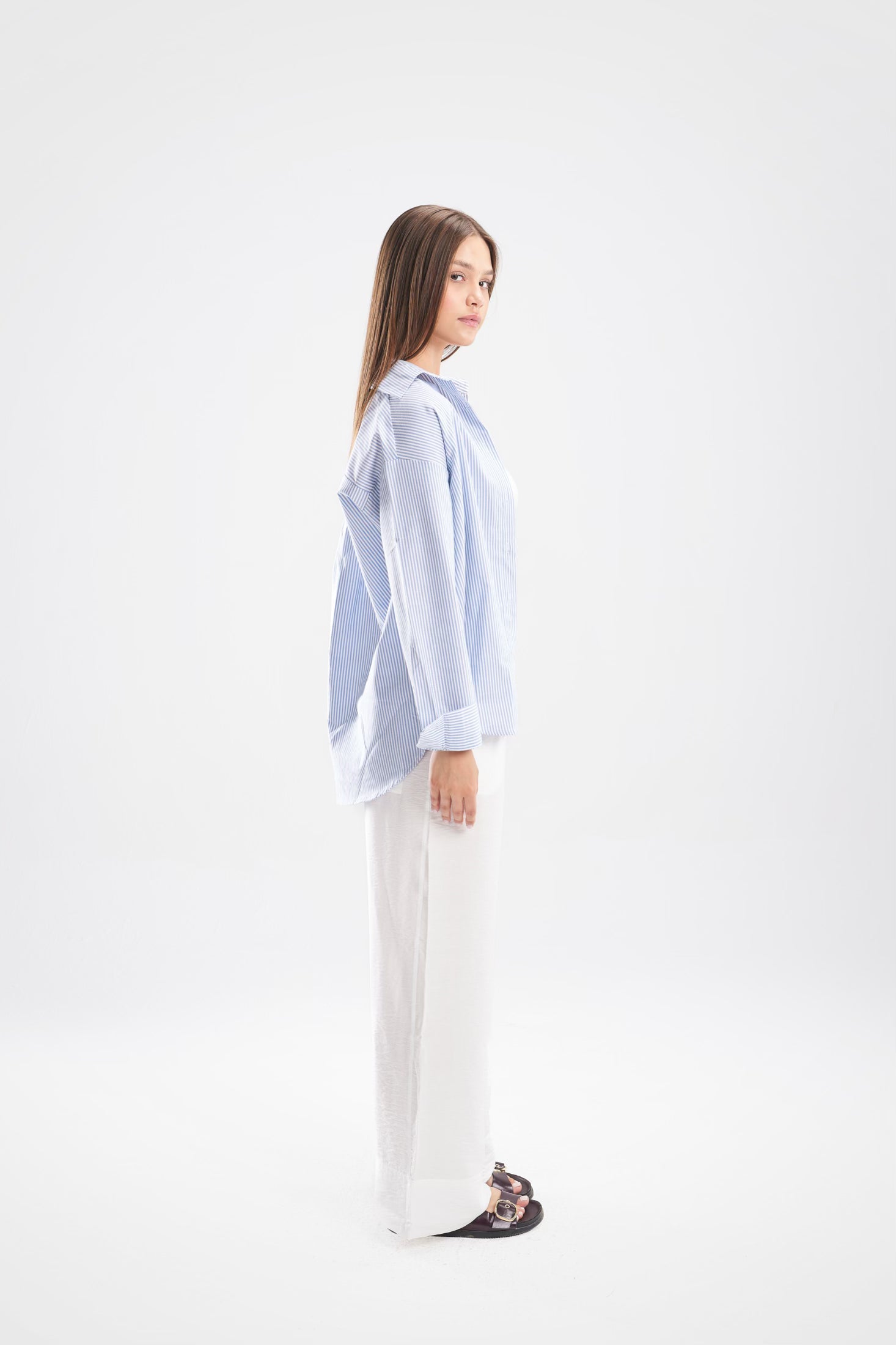 Striped Shirt - Blue - ShopLDJ.com