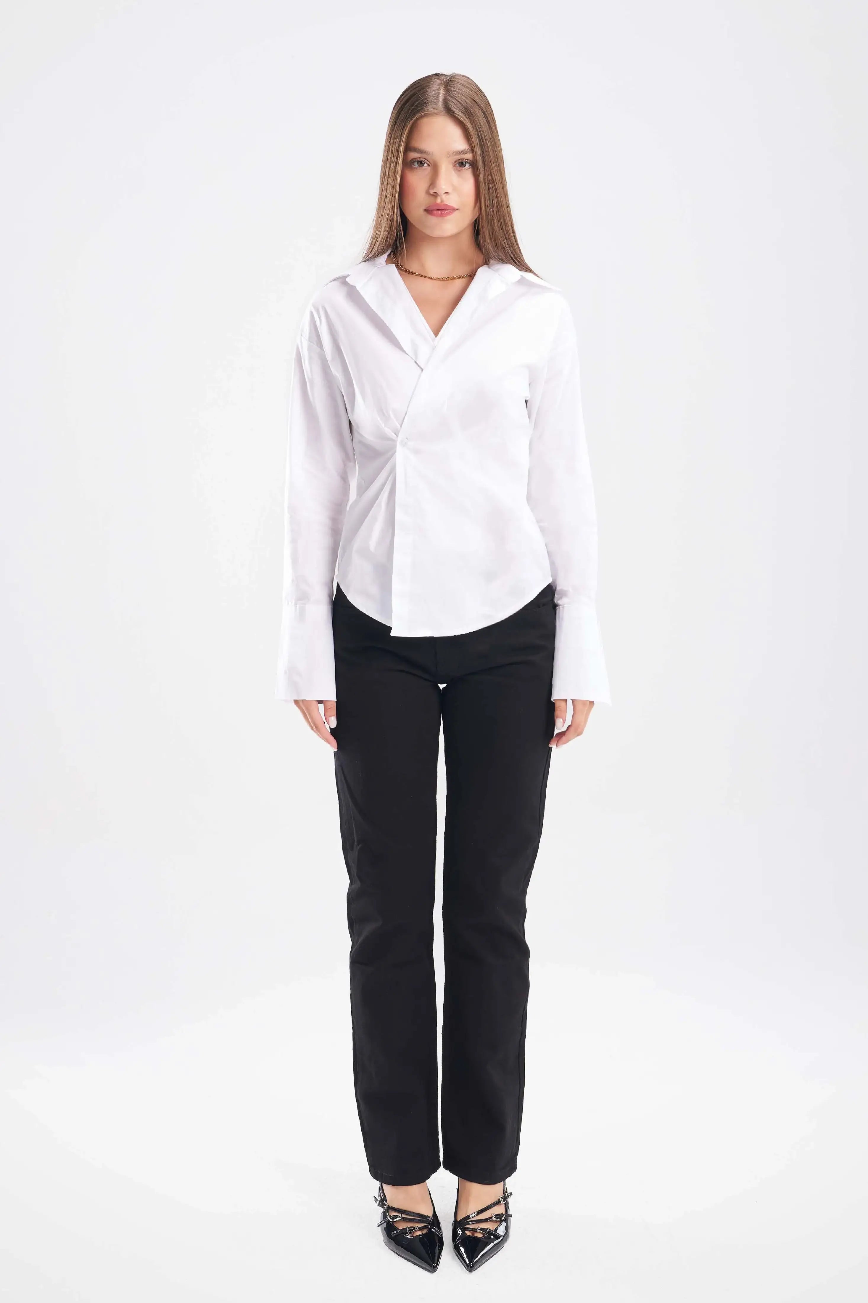 Asymmetrical Shirt - ShopLDJ.com
