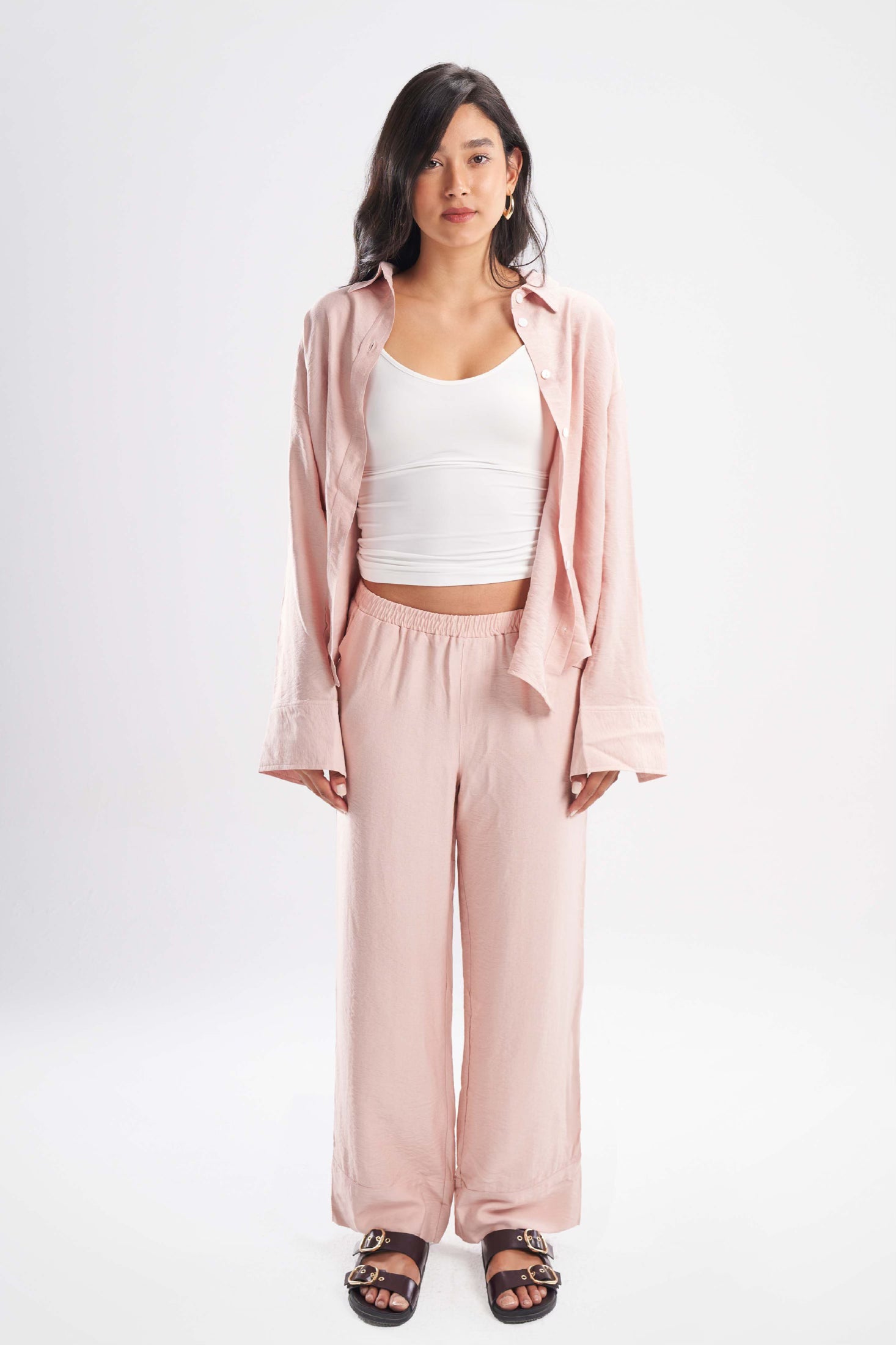 Linen Blend Trousers