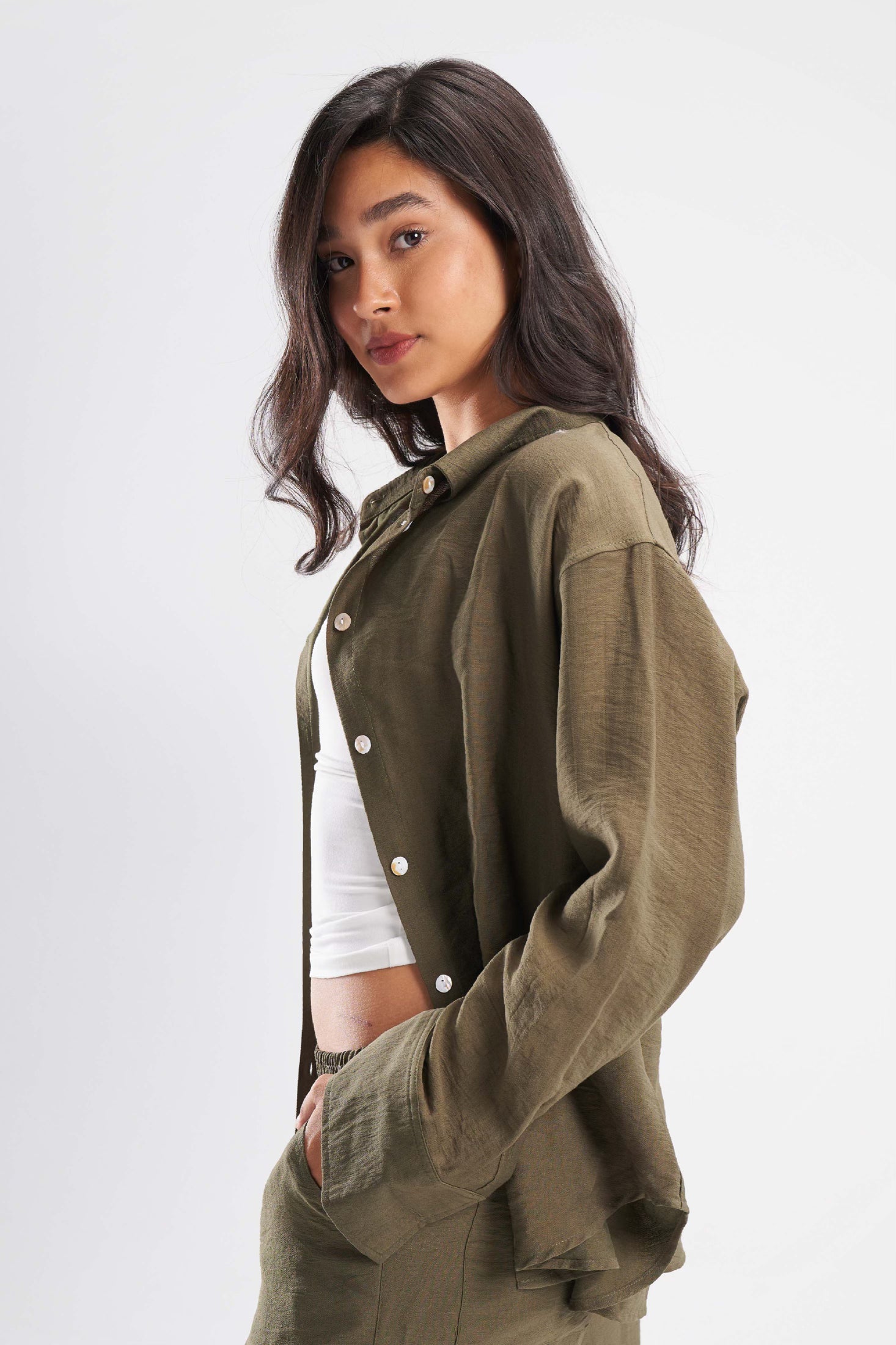 Linen Blend Shirt - ShopLDJ.com