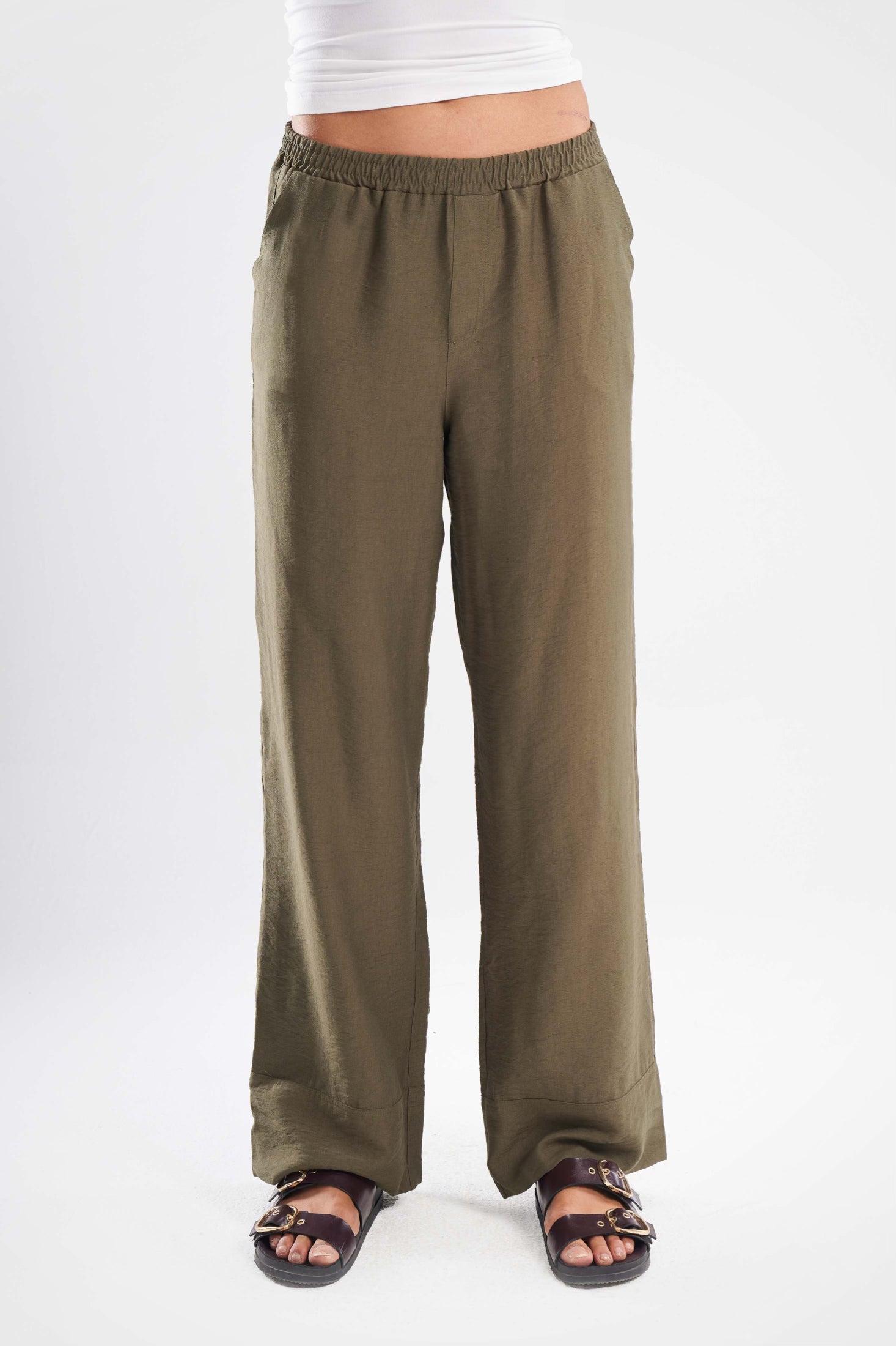 Linen Blend Trousers