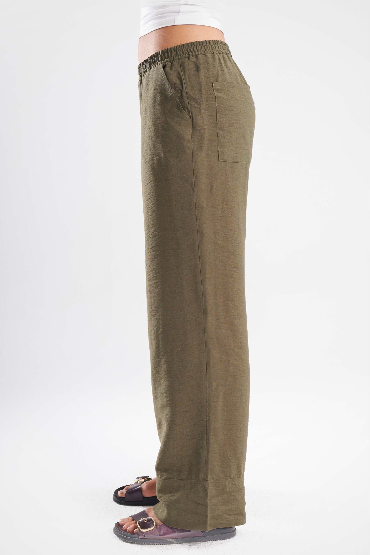 Linen Blend Trousers - ShopLDJ.com