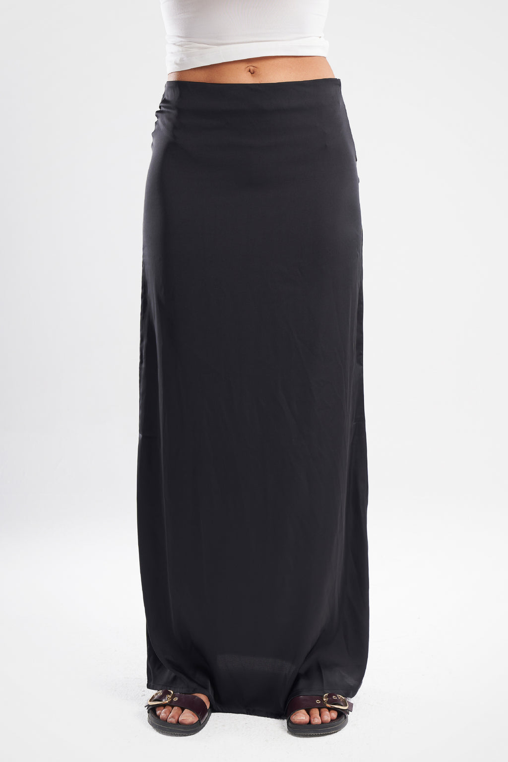 Satin Maxi Skirt