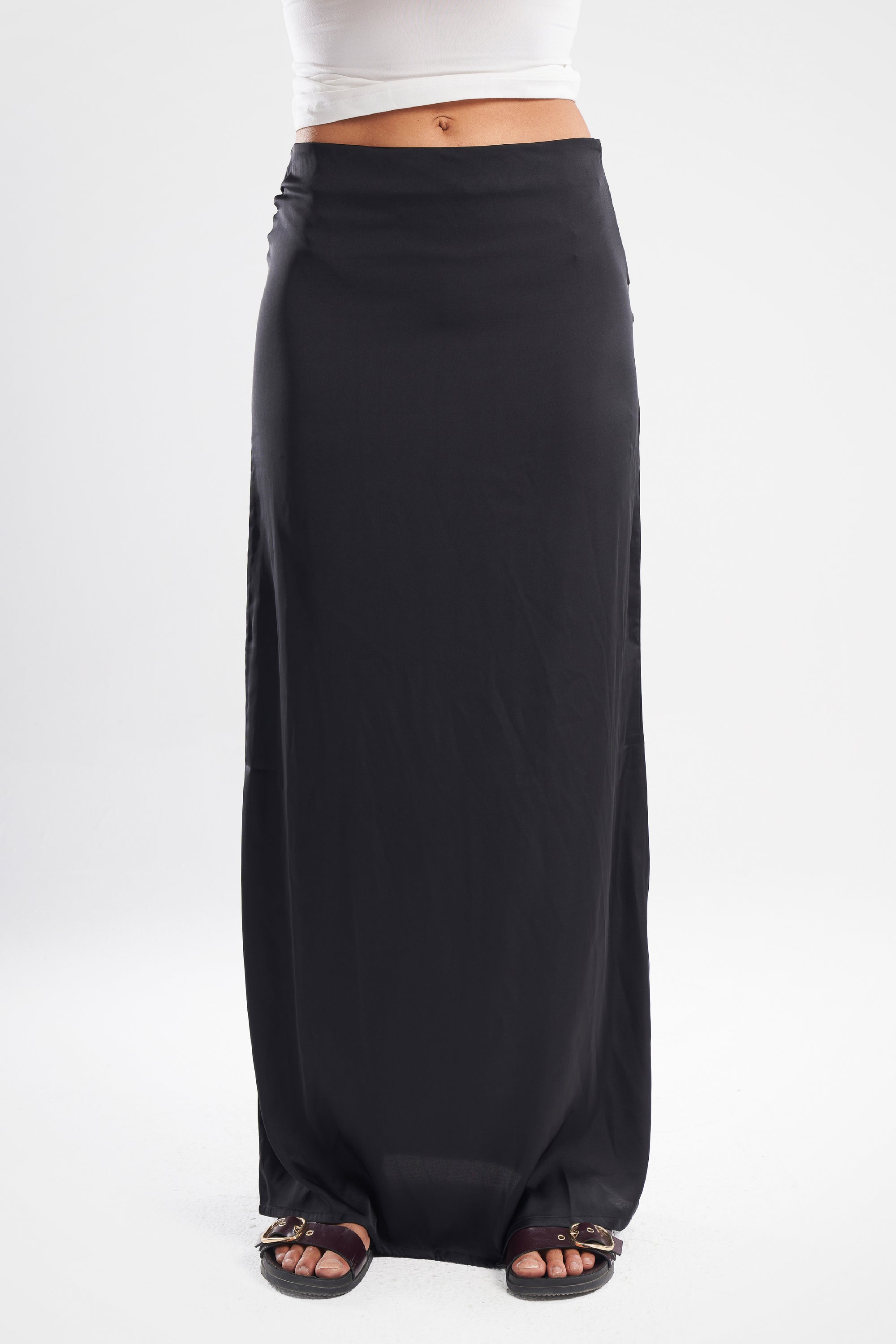 Satin Maxi Skirt