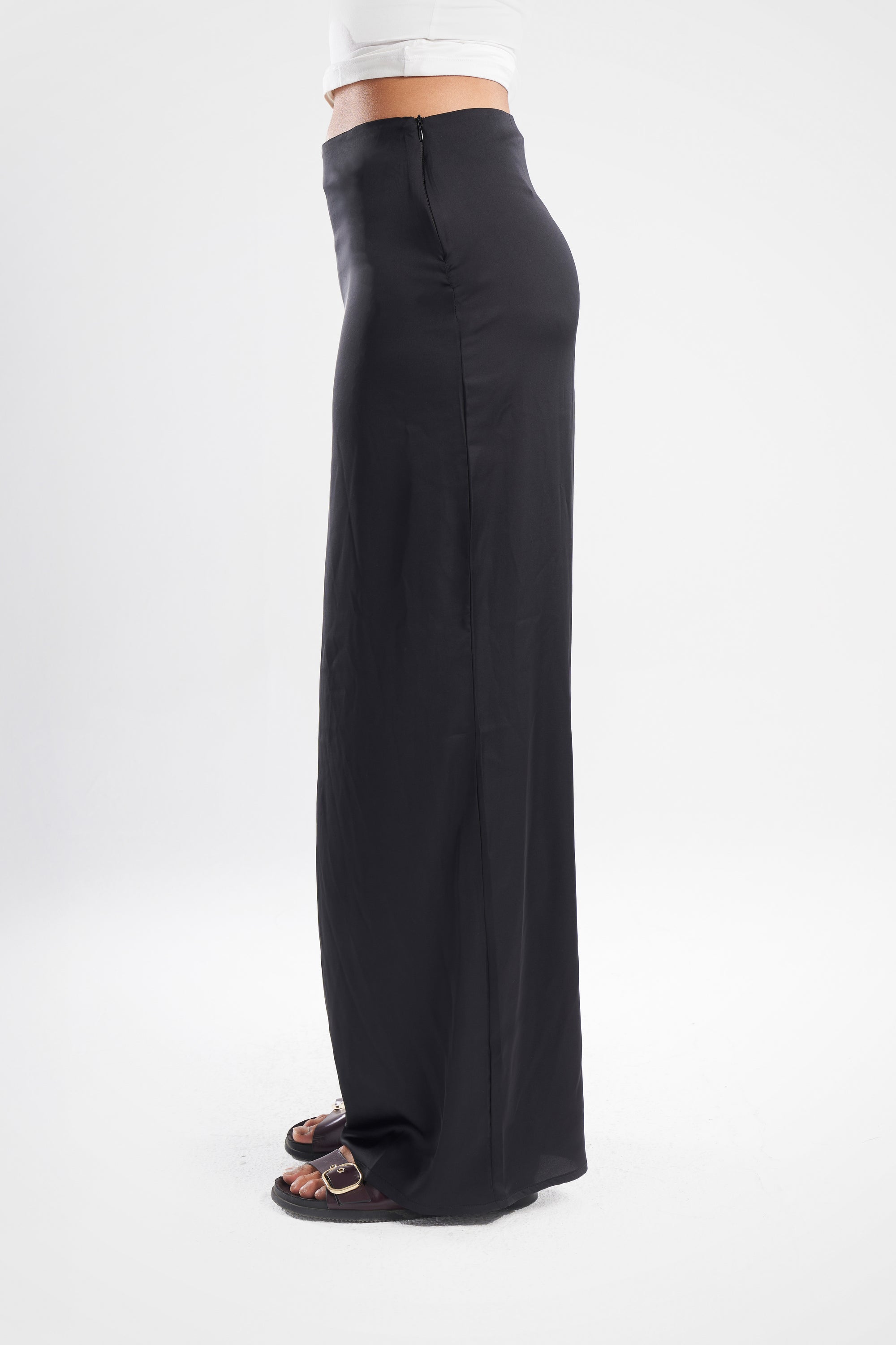Satin Maxi Skirt