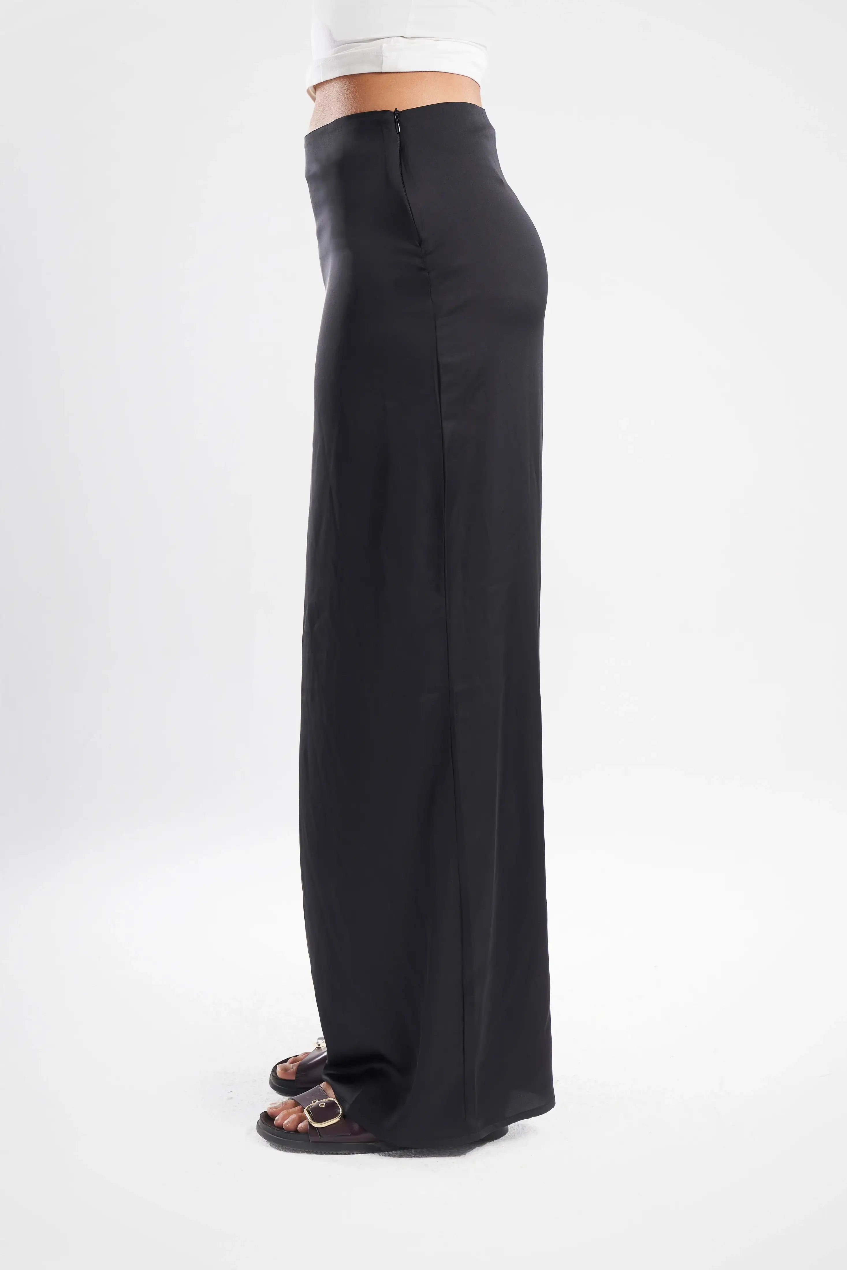 Satin Maxi Skirt - ShopLDJ.com