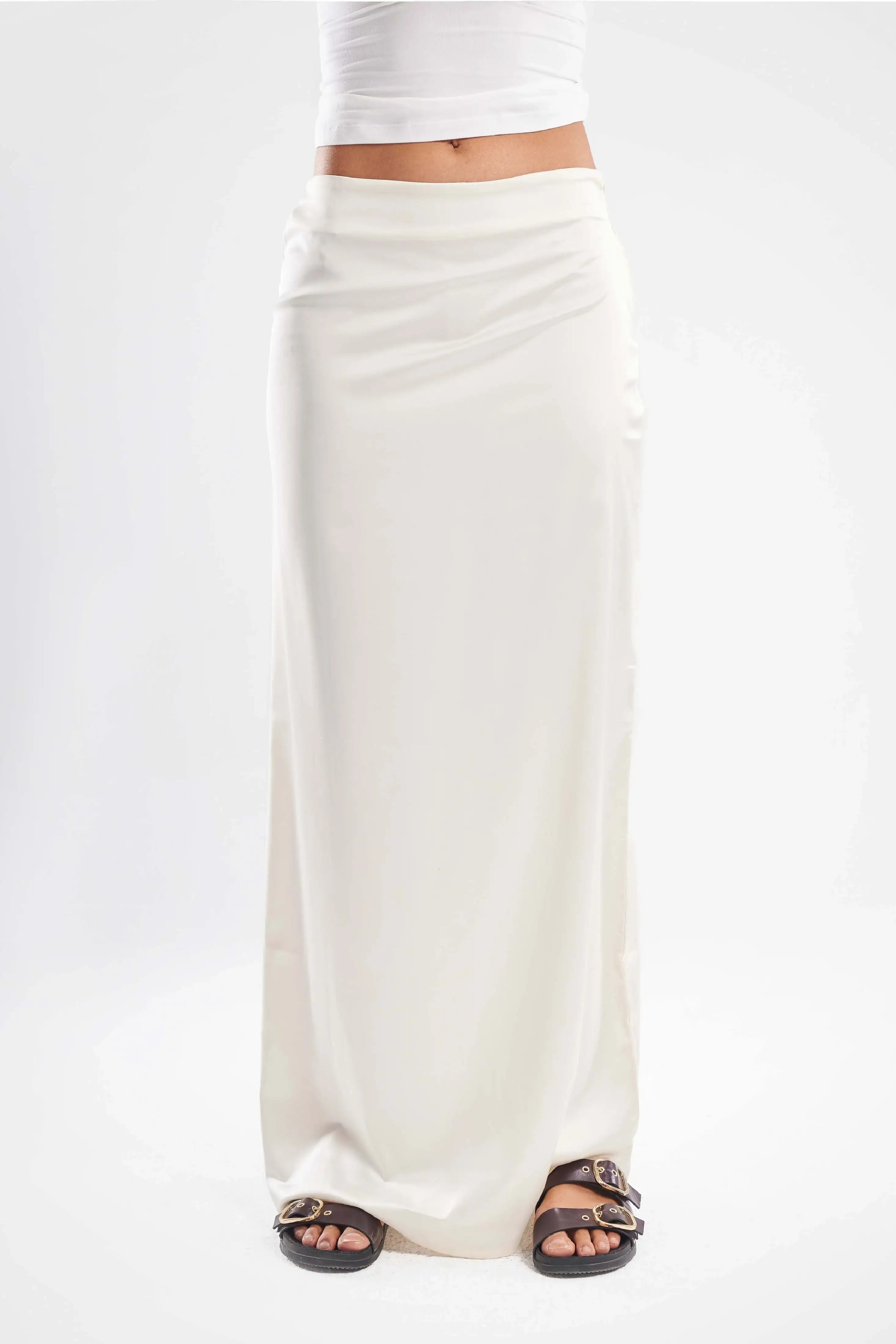Satin Maxi Skirt - ShopLDJ.com