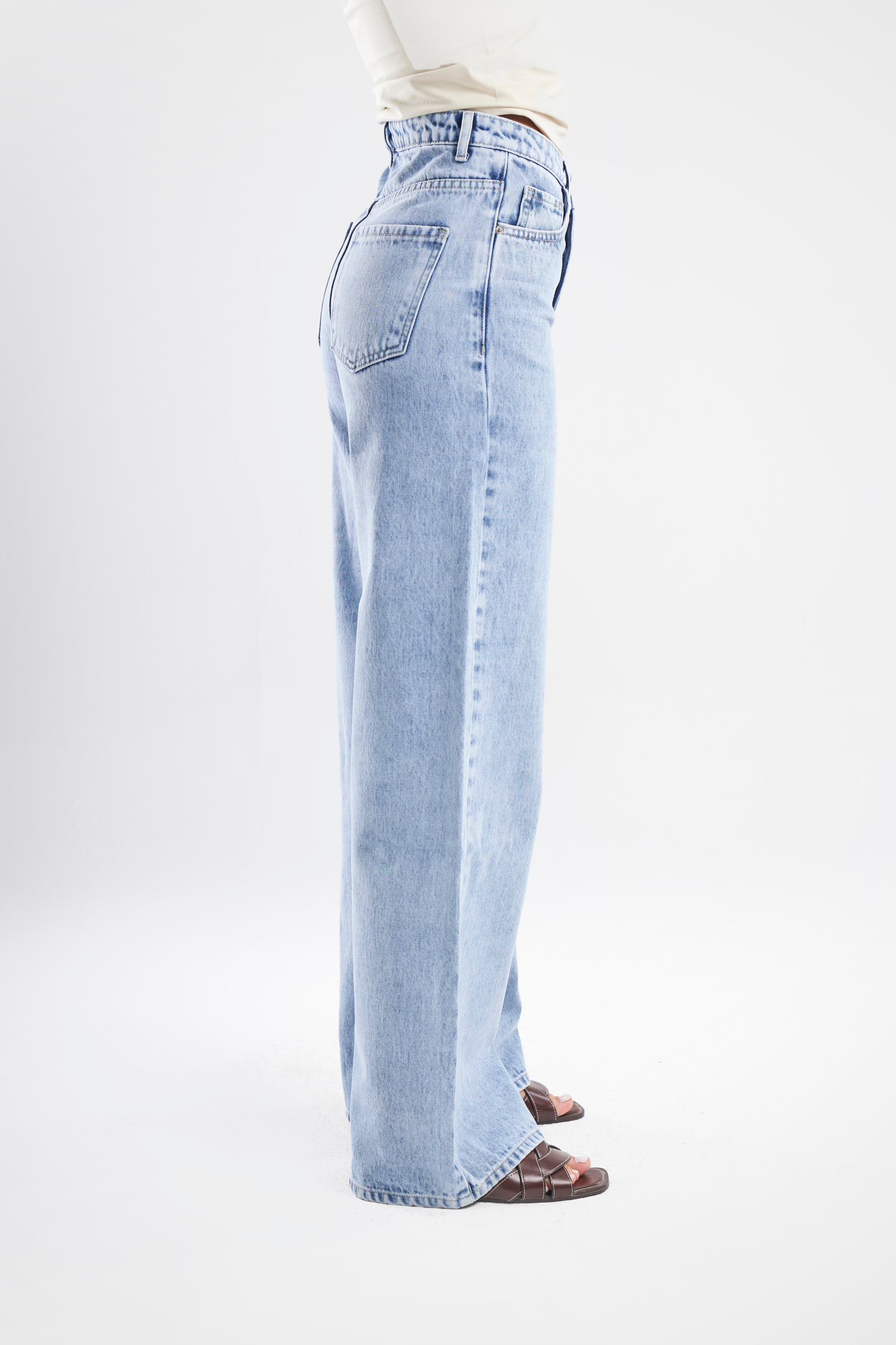 Mid-Rise Wide Leg Jeans - ShopLDJ.com