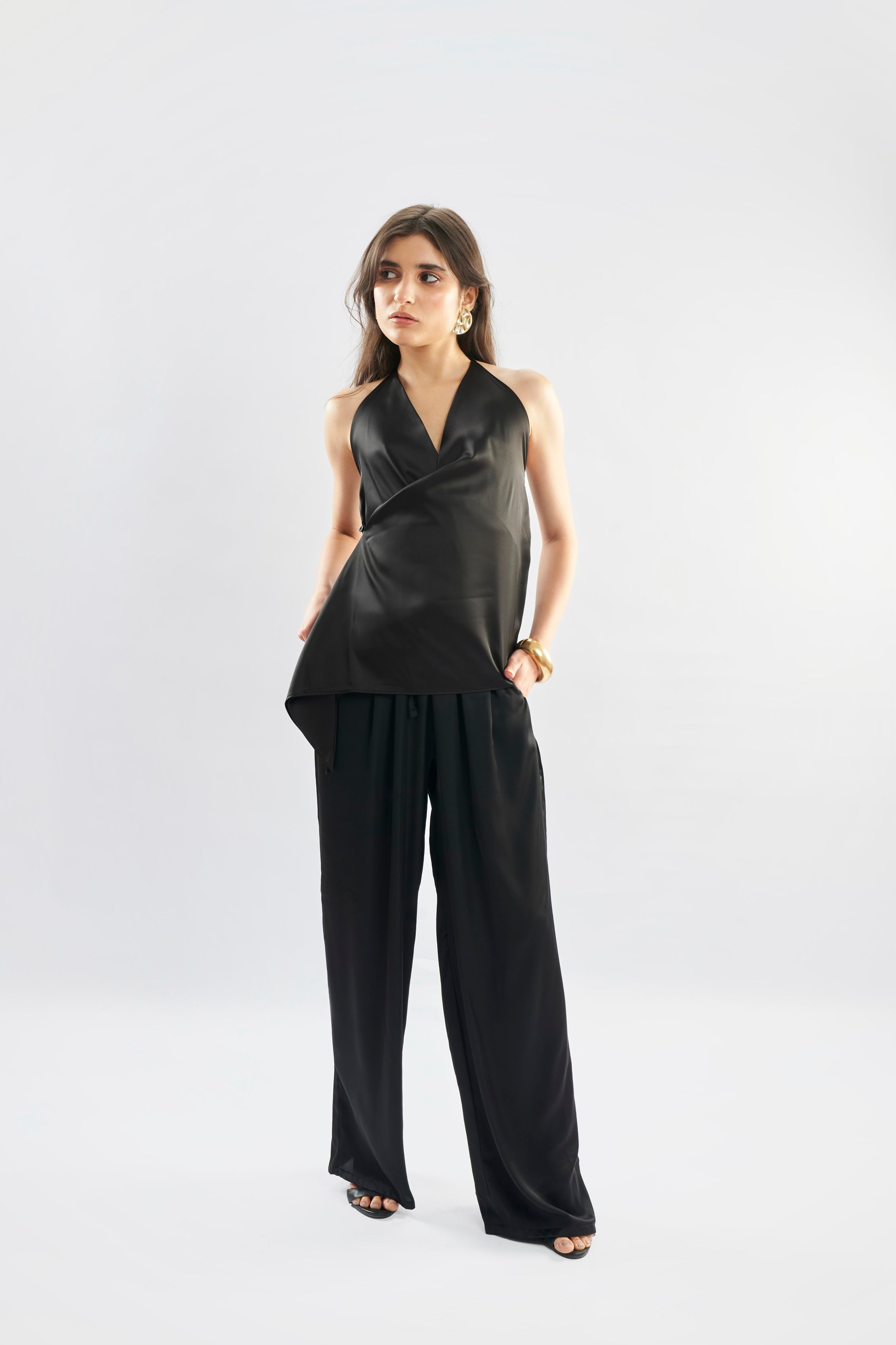 Satin Crossover Top - ShopLDJ.com