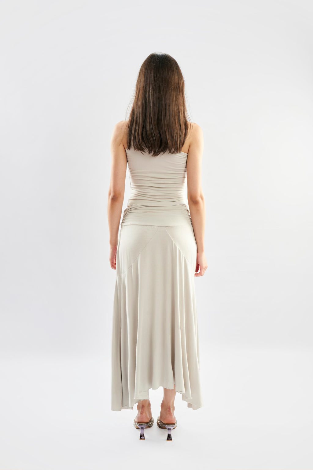 Asymmetrical Midi Skirt