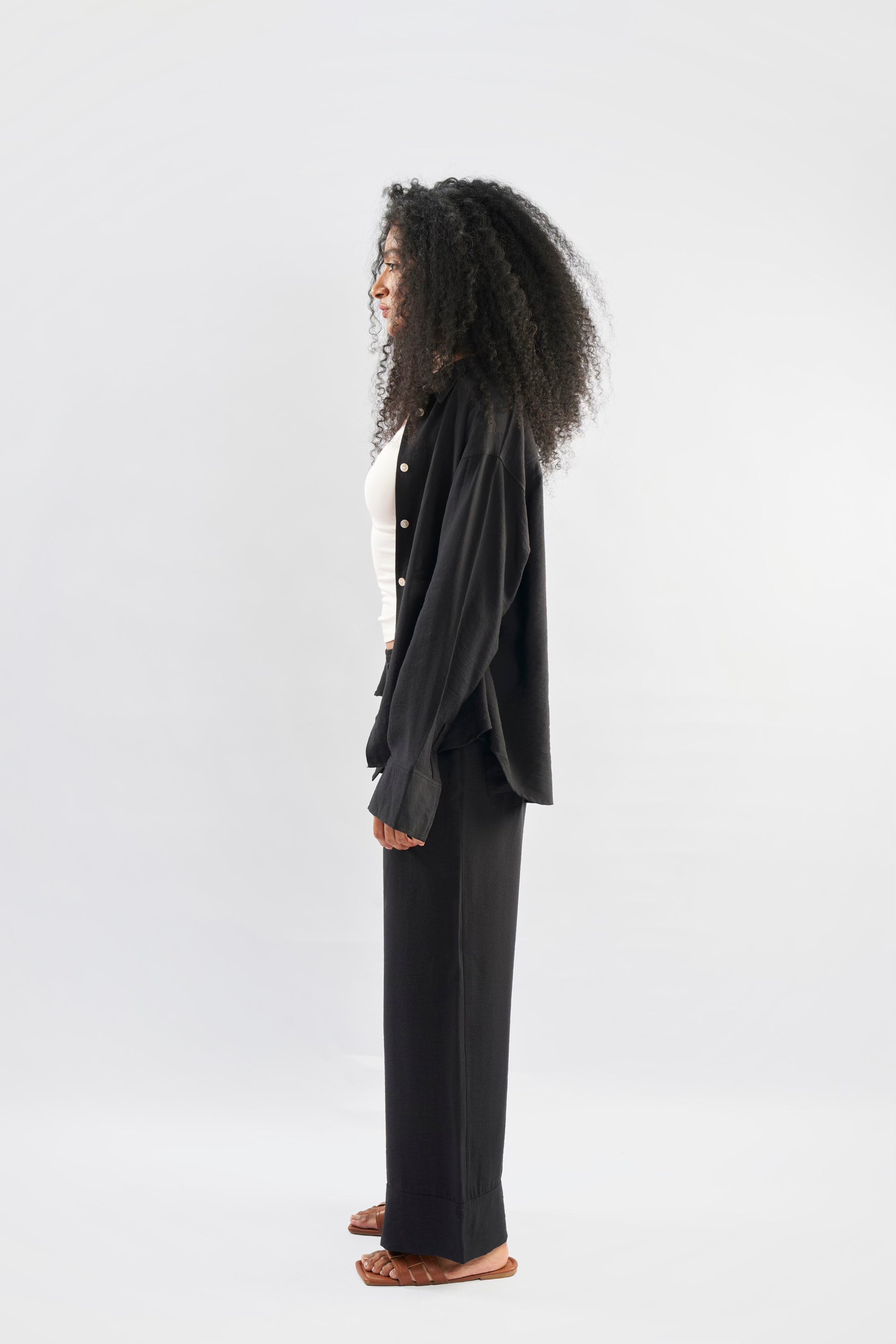 Linen Blend Trousers