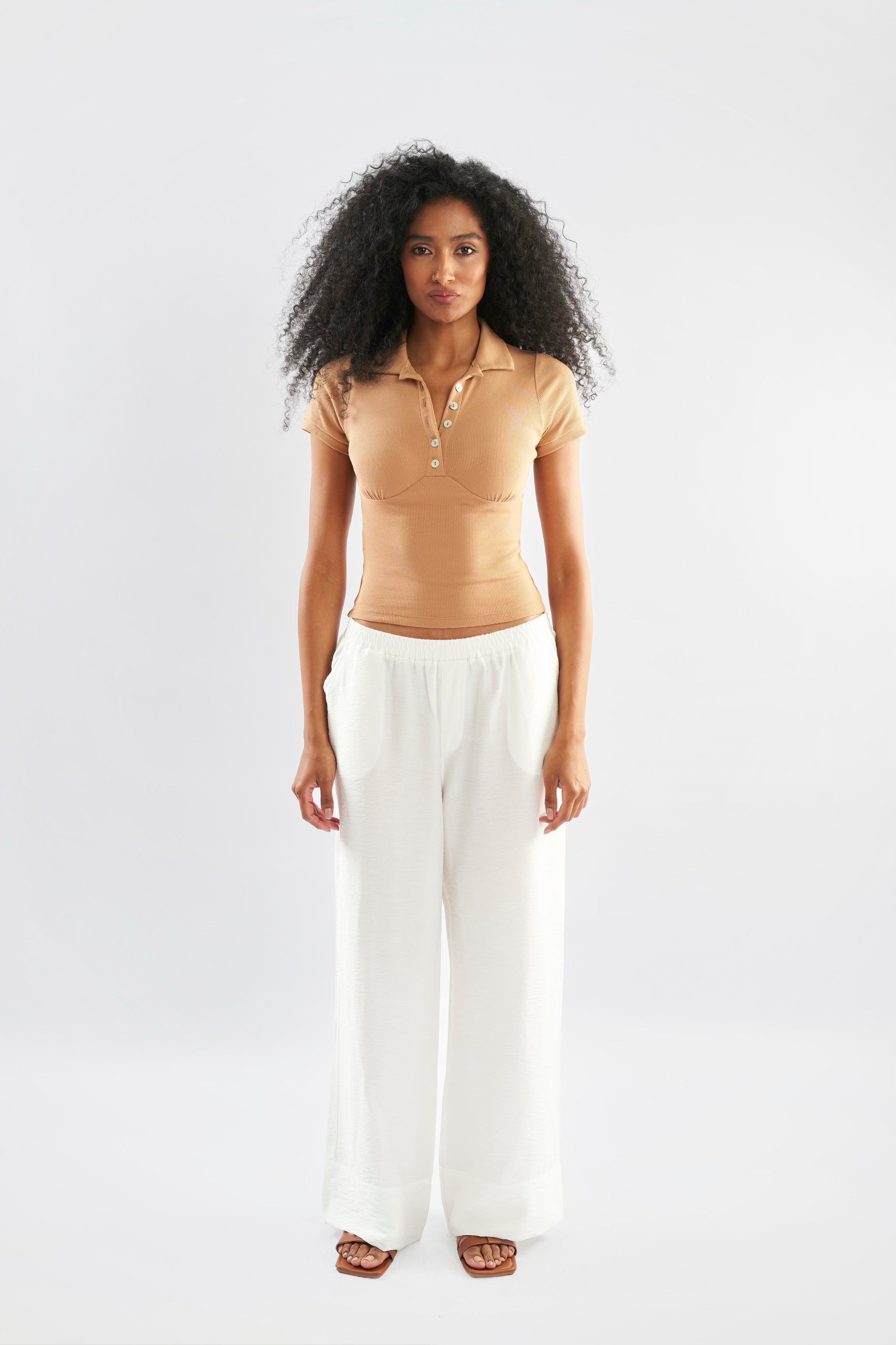 Short Sleeve Polo Top - ShopLDJ.com