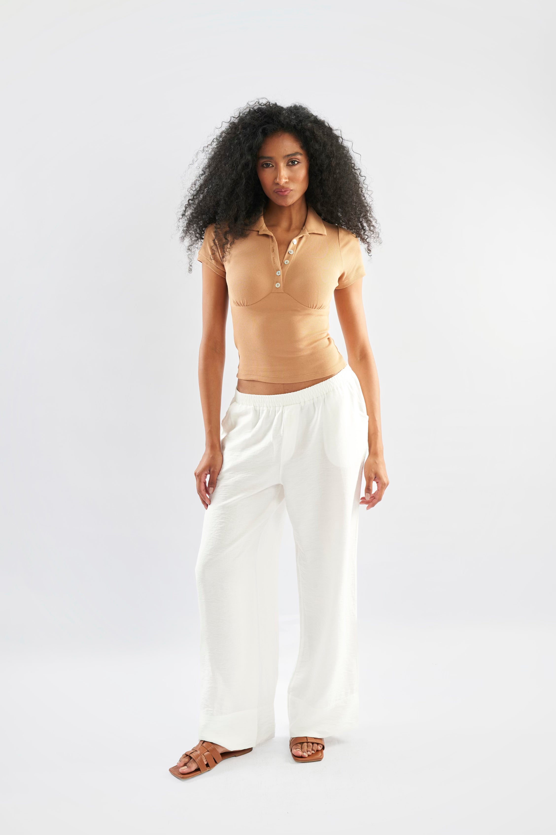 Short Sleeve Polo Top - ShopLDJ.com