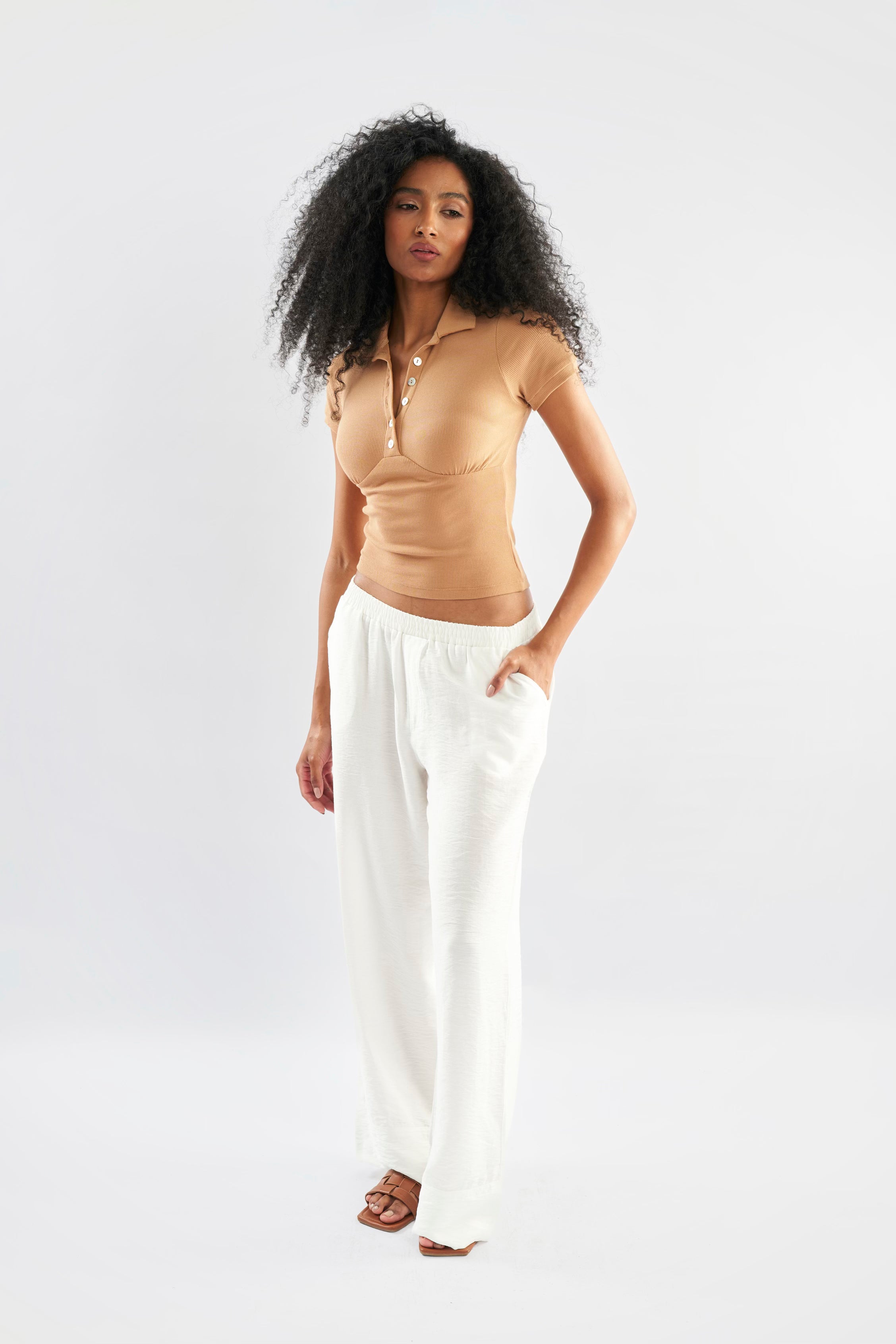 Short Sleeve Polo Top - ShopLDJ.com