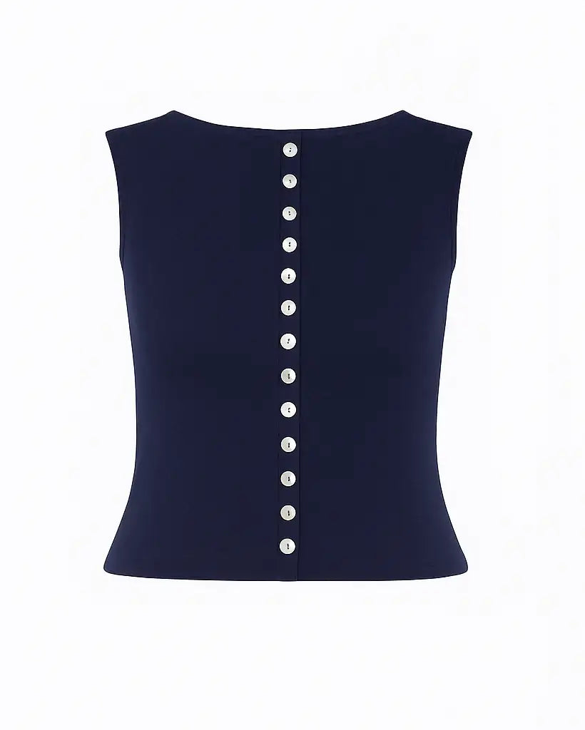 Knit Button Up Top - ShopLDJ.com