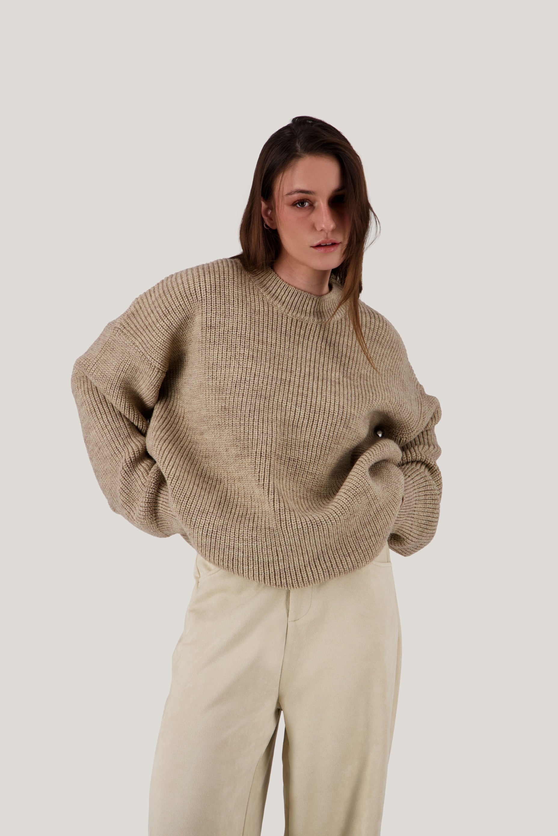 Mock-Neck Pullover