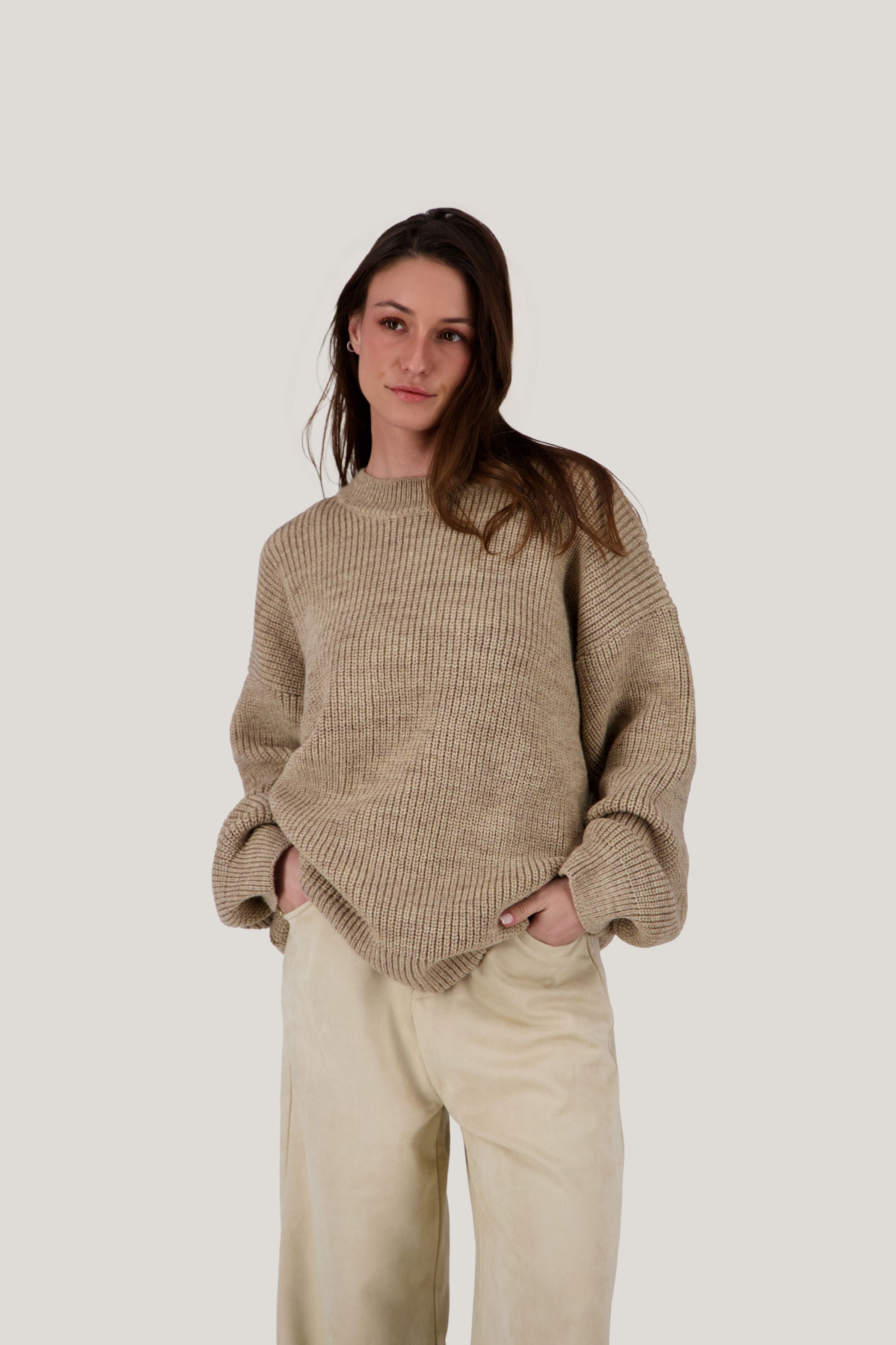 Mock-Neck Pullover