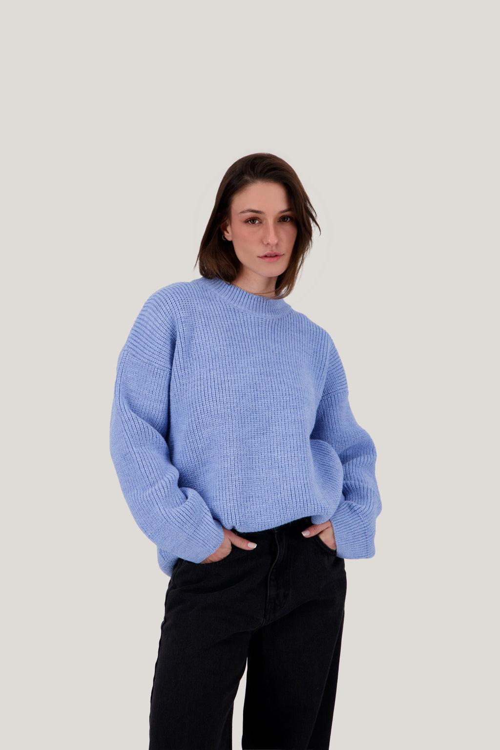 Mock-Neck Pullover