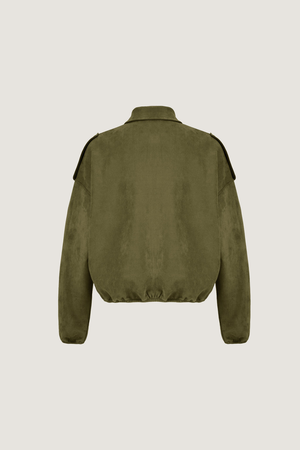 Suede Bomber Jacket