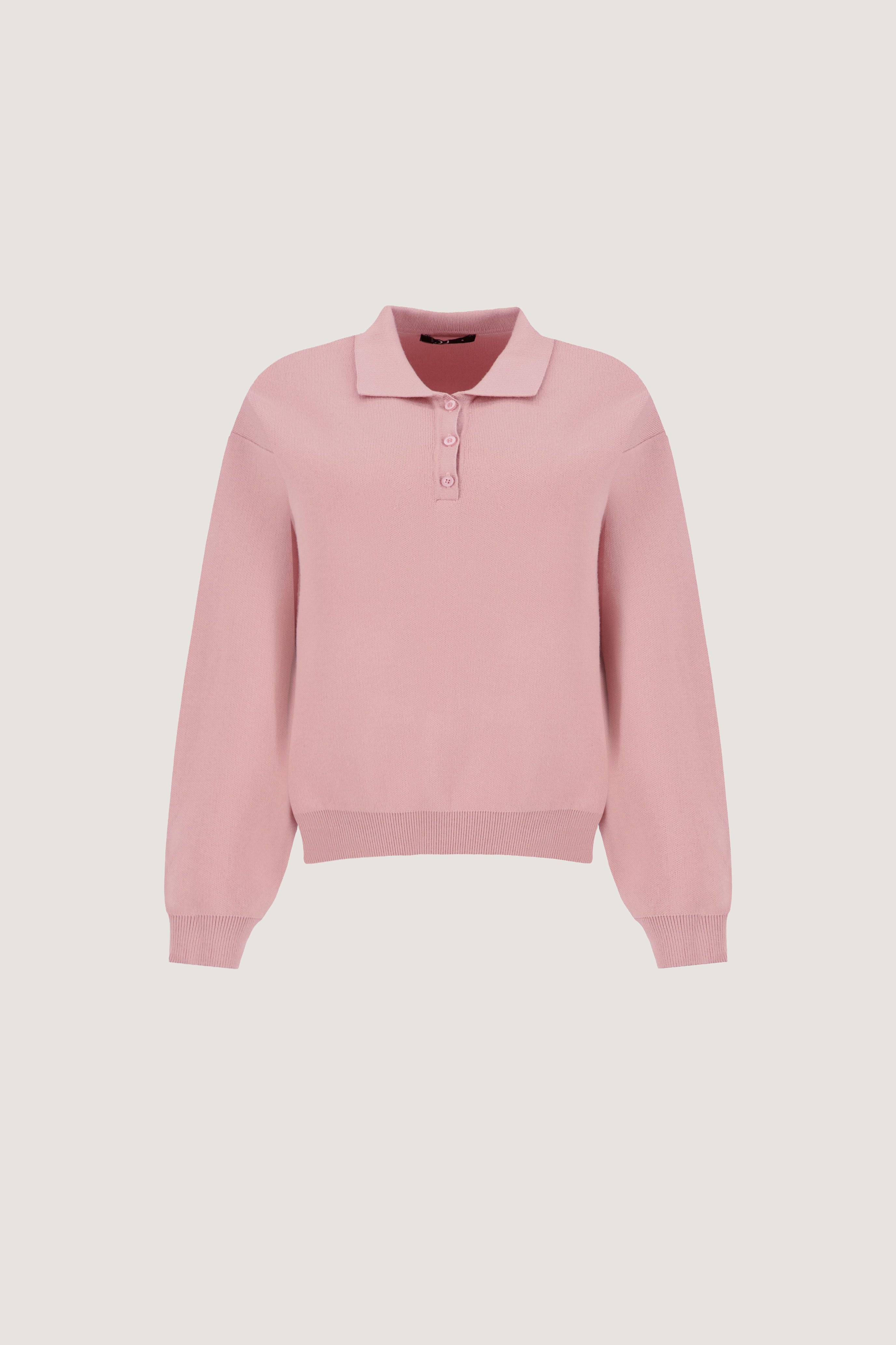 Knit Polo Pullover