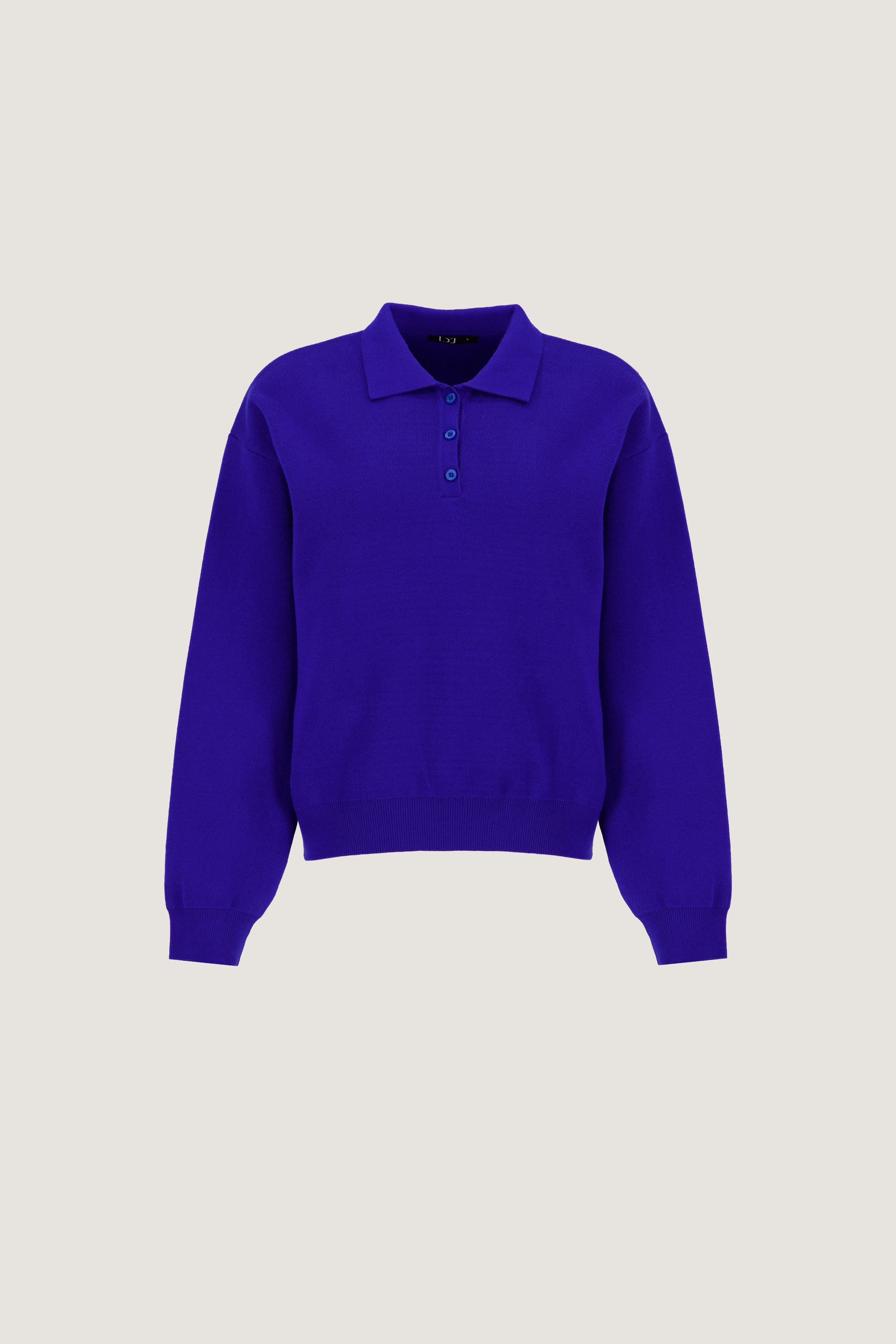 Knit Polo Pullover