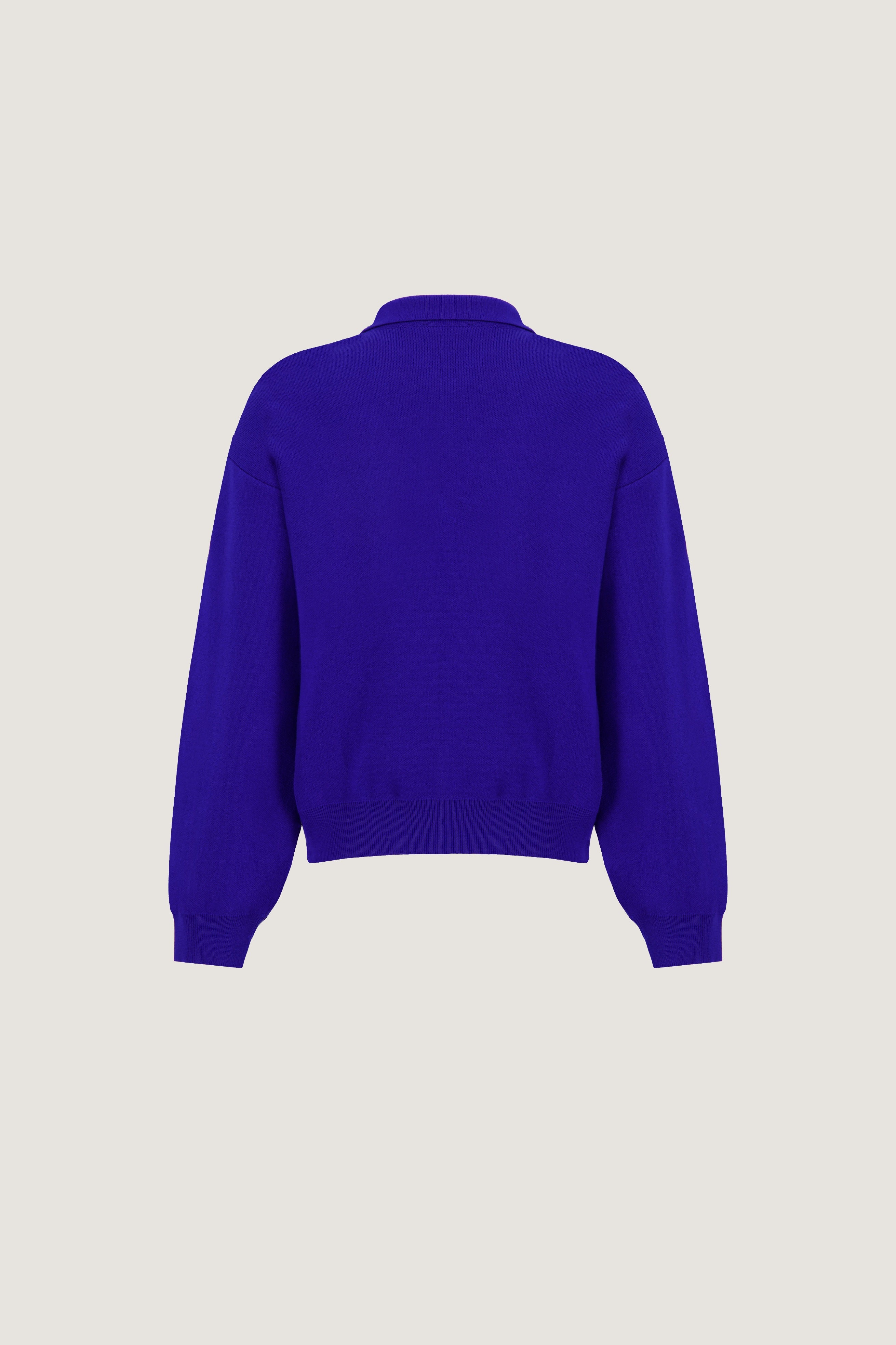 Knit Polo Pullover