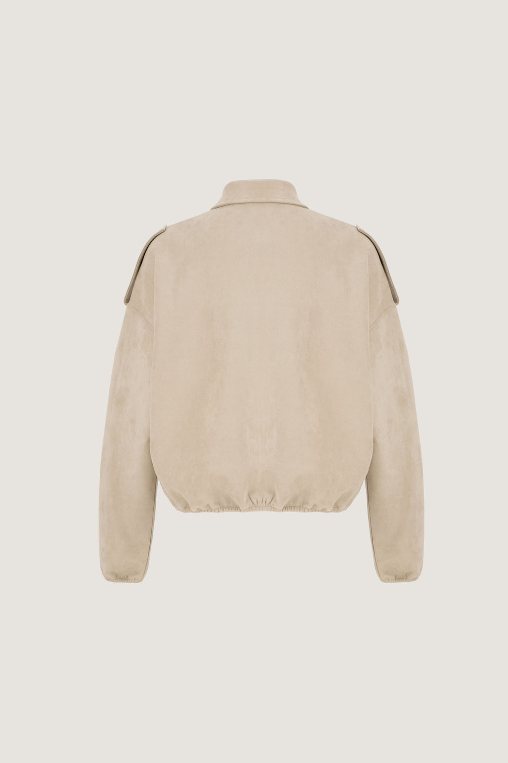 Suede Bomber Jacket