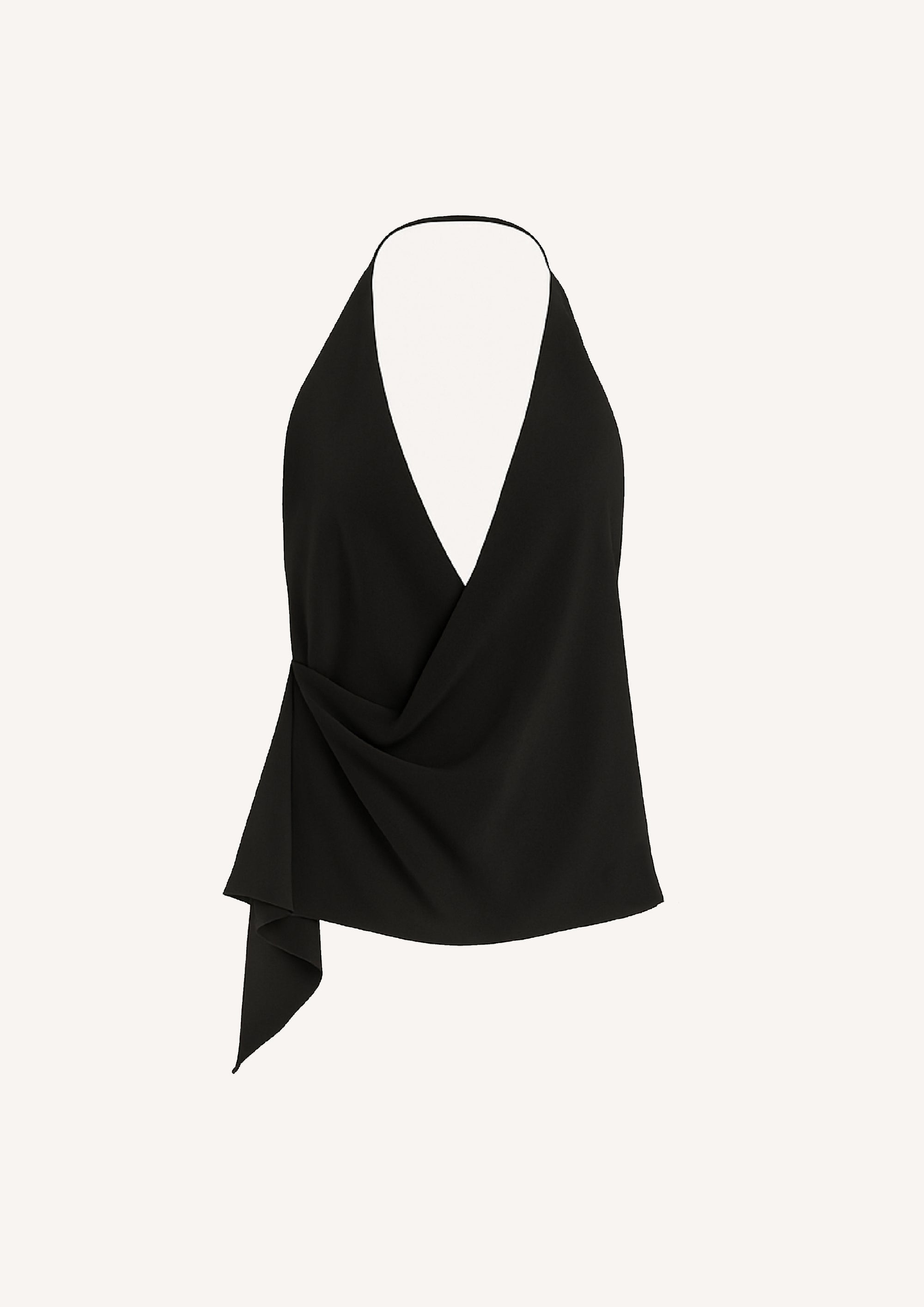 Satin Crossover Top