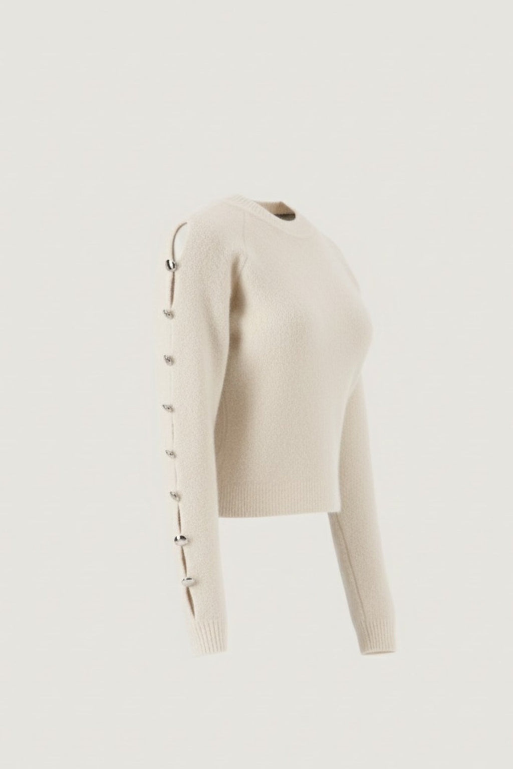 Cut-Out Sleeve Pullover